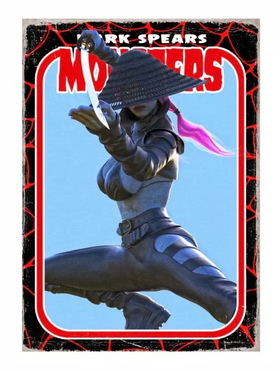 Keenspot Entertainment Mark Spears Monsters #5 Cover D New Mutant #98 Homage & Card