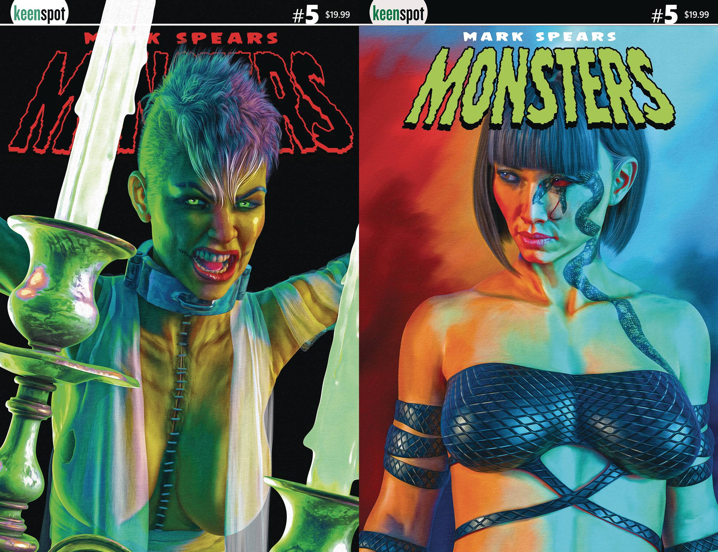 KEENSPOT ENTERTAINMENT Mark Spears Monsters #5 Cover F Holofoil Flip