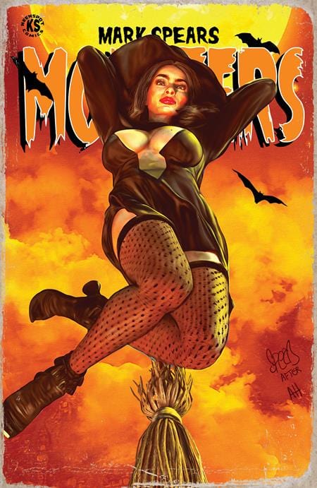 Keenspot Entertainment Mark Spears Monsters #7 Cover B Mark Spears Hexy The Witch JSA Classified #1 Homage Variant