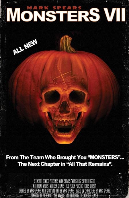 Keenspot Entertainment Mark Spears Monsters #7 Cover C Mark Spears Halloween II Homage Variant