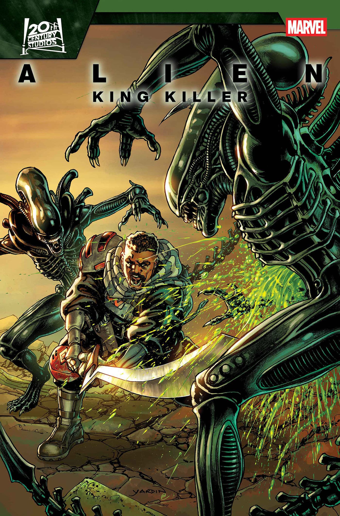 Marvel Comics Alien: King Killer #4 Main Cover David Yardin