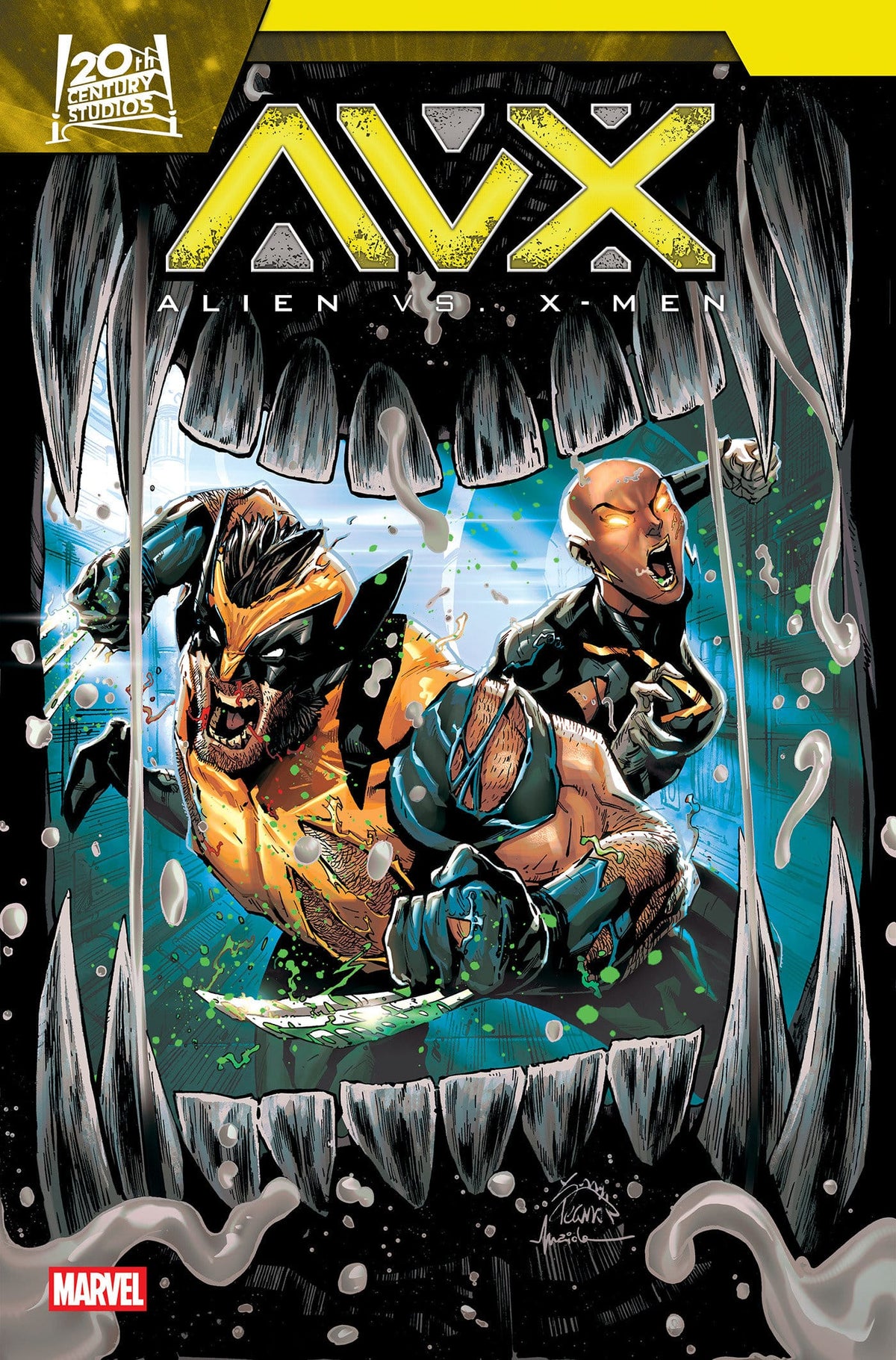 Marvel Comics Alien vs. X-Men #4 Main Cover Ryan Stegman