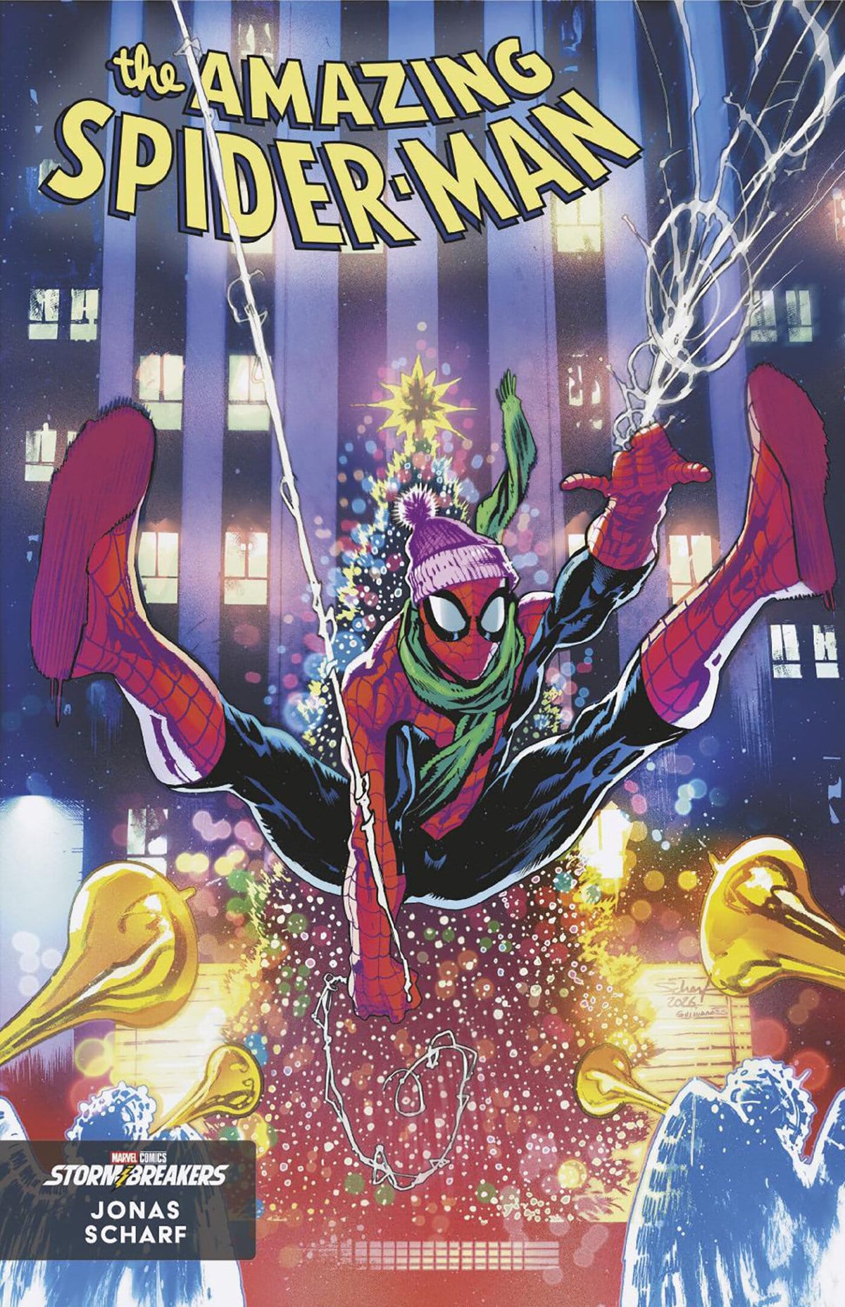 Marvel Comics Amazing Spider-Man #1005 Jonas Scharf Winter Break Variant