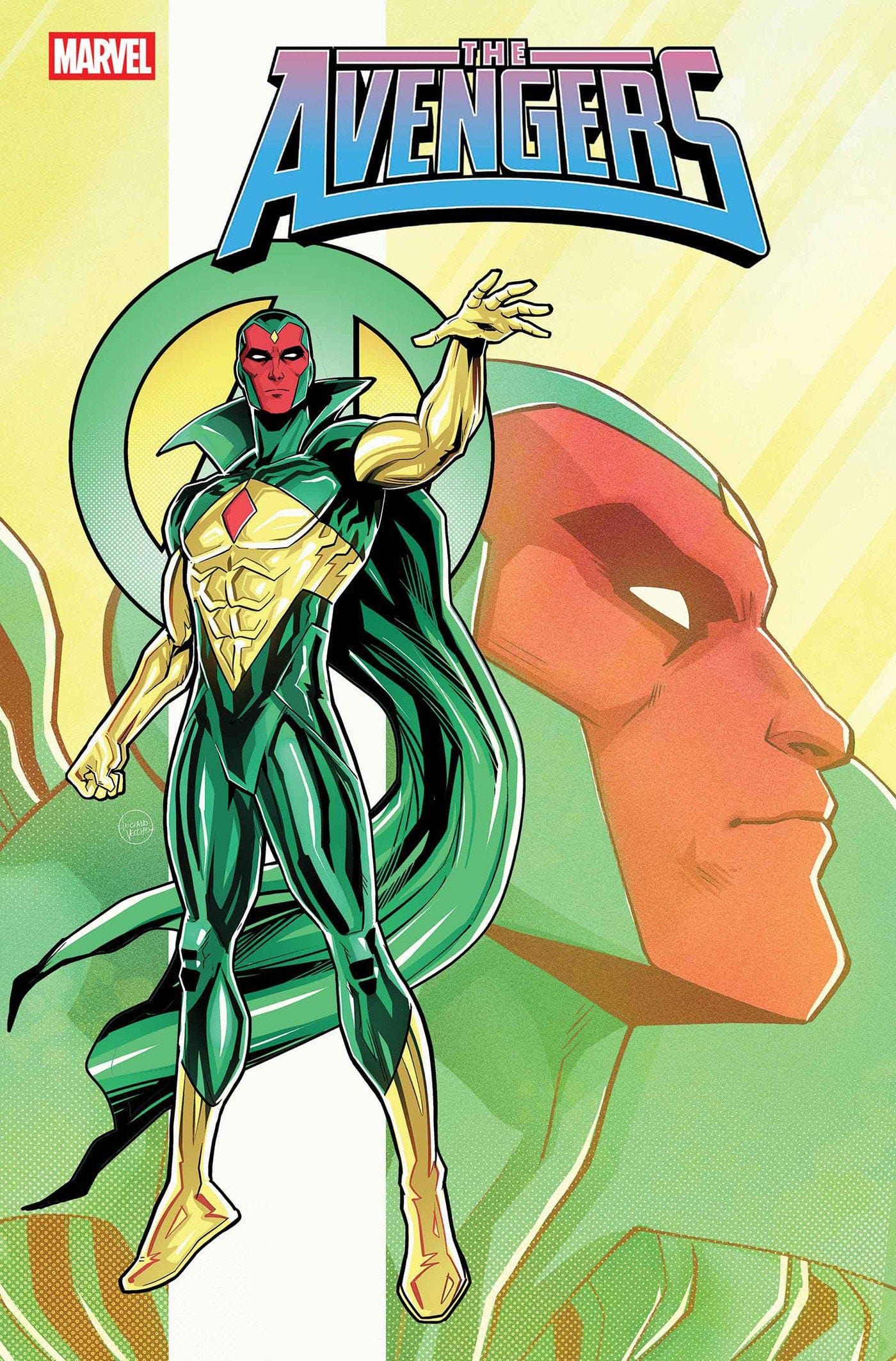 Marvel Comics Avengers #30 Luciano Vecchio Vision Variant