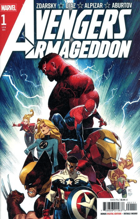 Marvel Comics Avengers: Armageddon #1 Main Cover Dike Ruan Magic: The Gathering Card Polybag