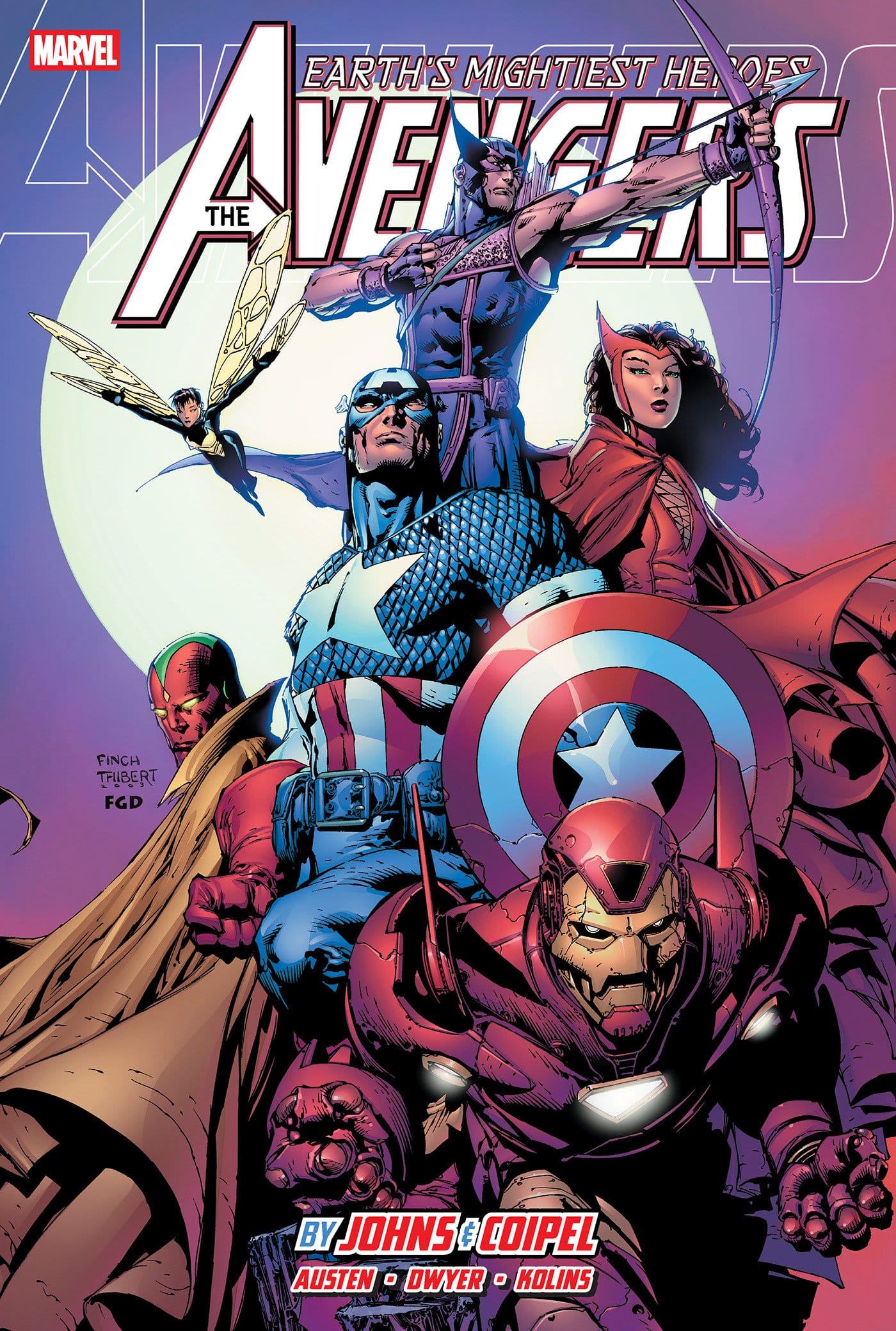 Marvel Comics Avengers By Johns & Coipel Omnibus David Finch Cover