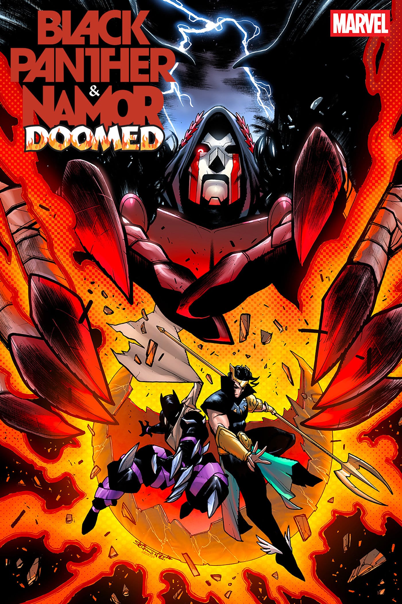 Marvel Comics Black Panther/Namor: Doomed #2 Stefano Nesi Variant