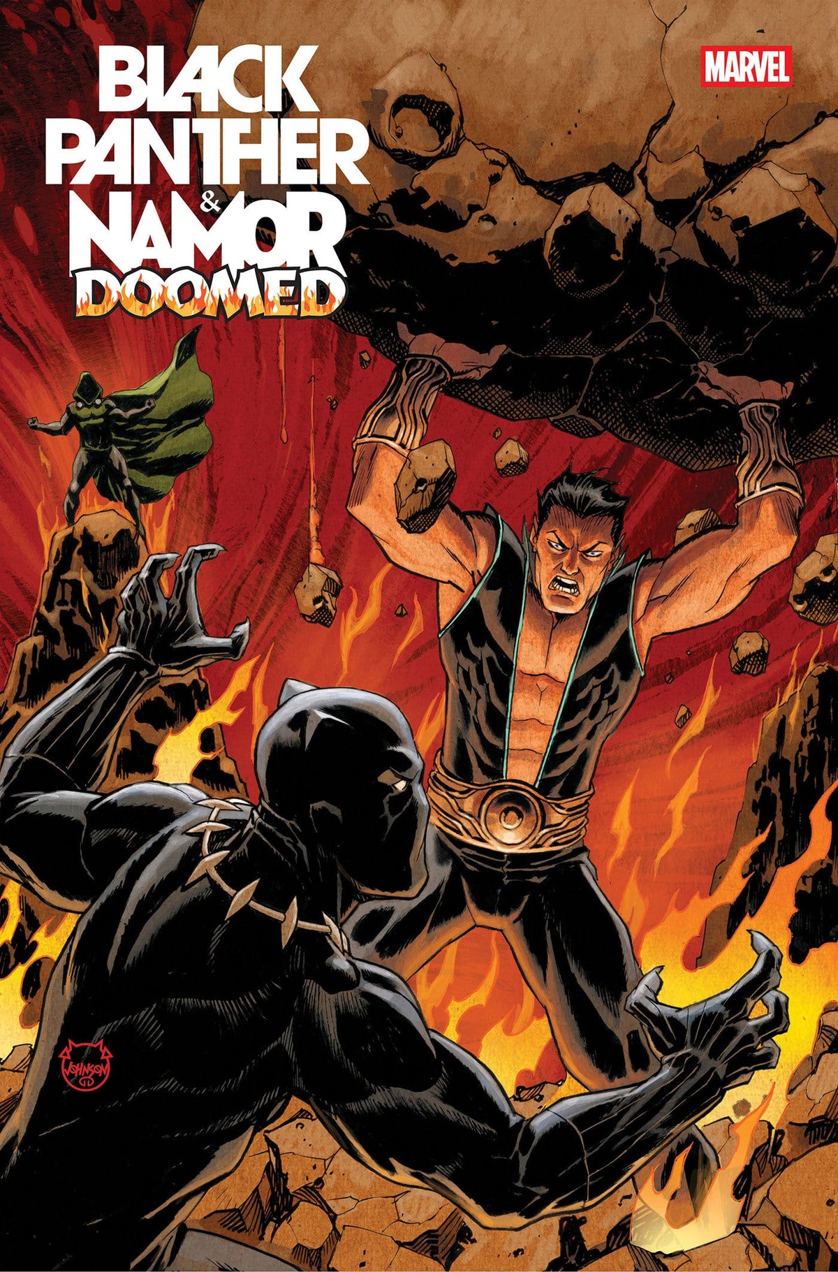 Marvel Comics Black Panther/Namor: Doomed #4 Main Cover Dave Johnson
