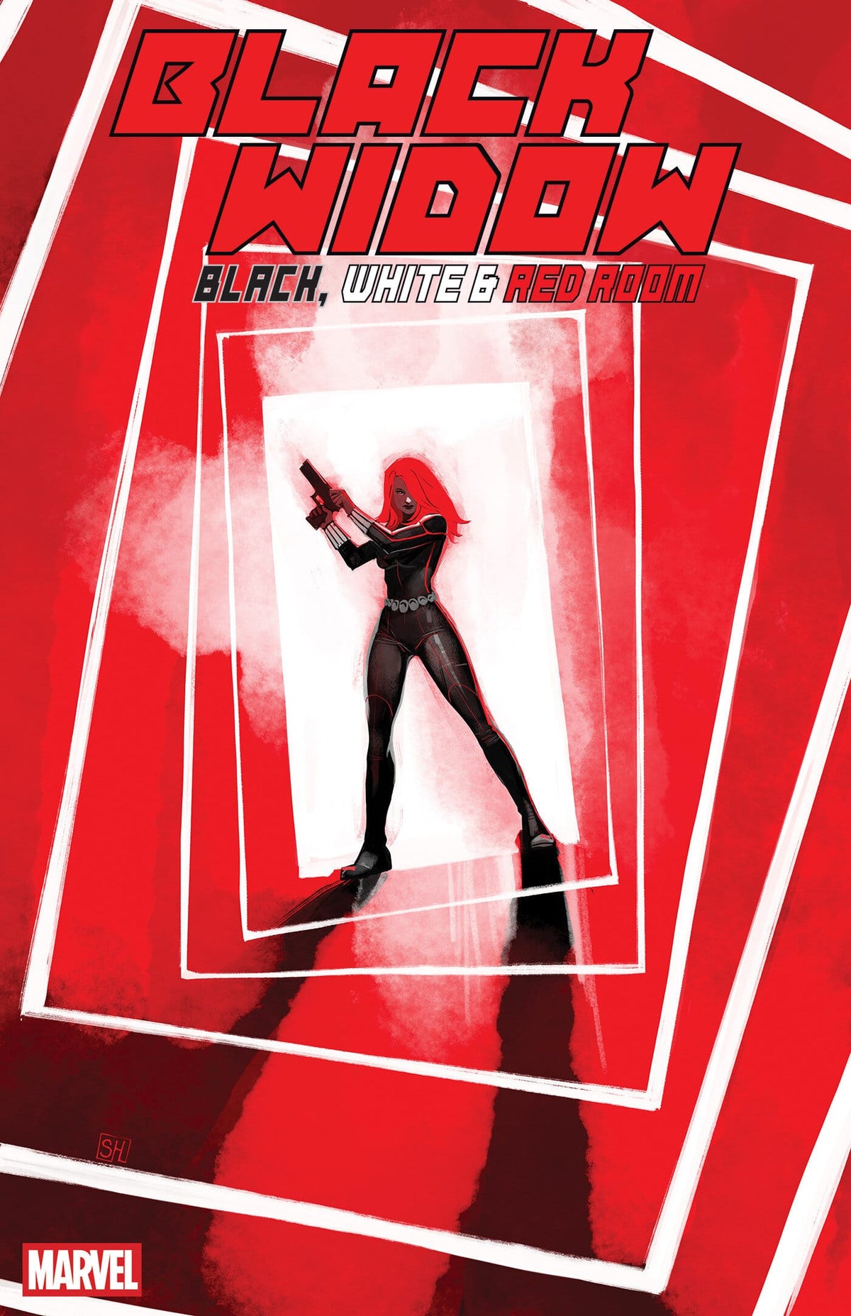 Marvel Comics Black Widow: Black, White & Red Room #1 Cover B Stephanie Hans Red Room Variant