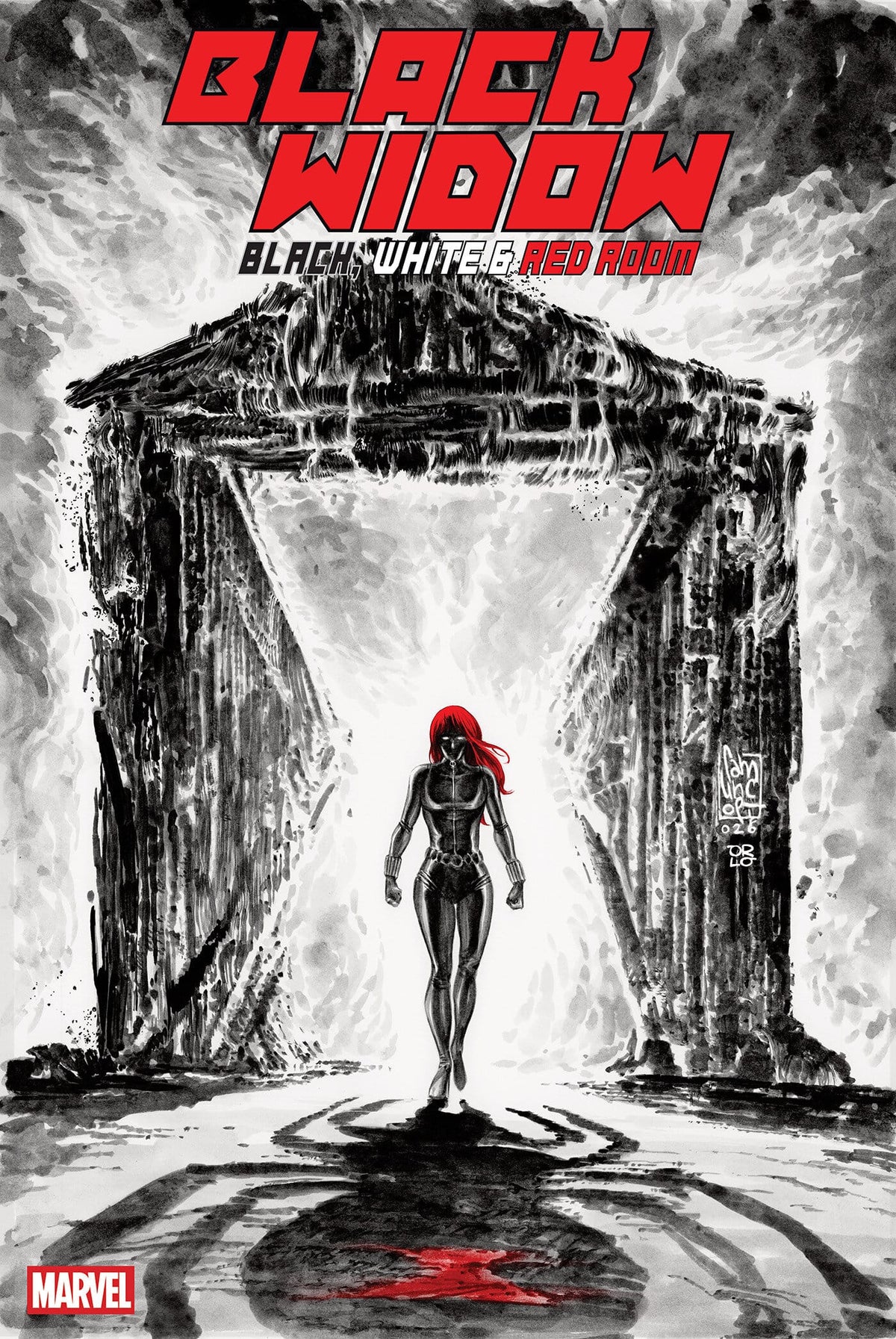 Marvel Comics Black Widow: Black, White & Red Room #1 Cover D Giuseppe Camuncoli Variant