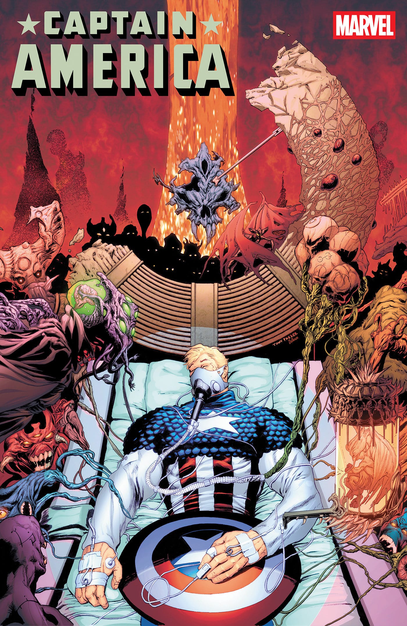 Marvel Comics Captain America #16 Tony Parker Variant