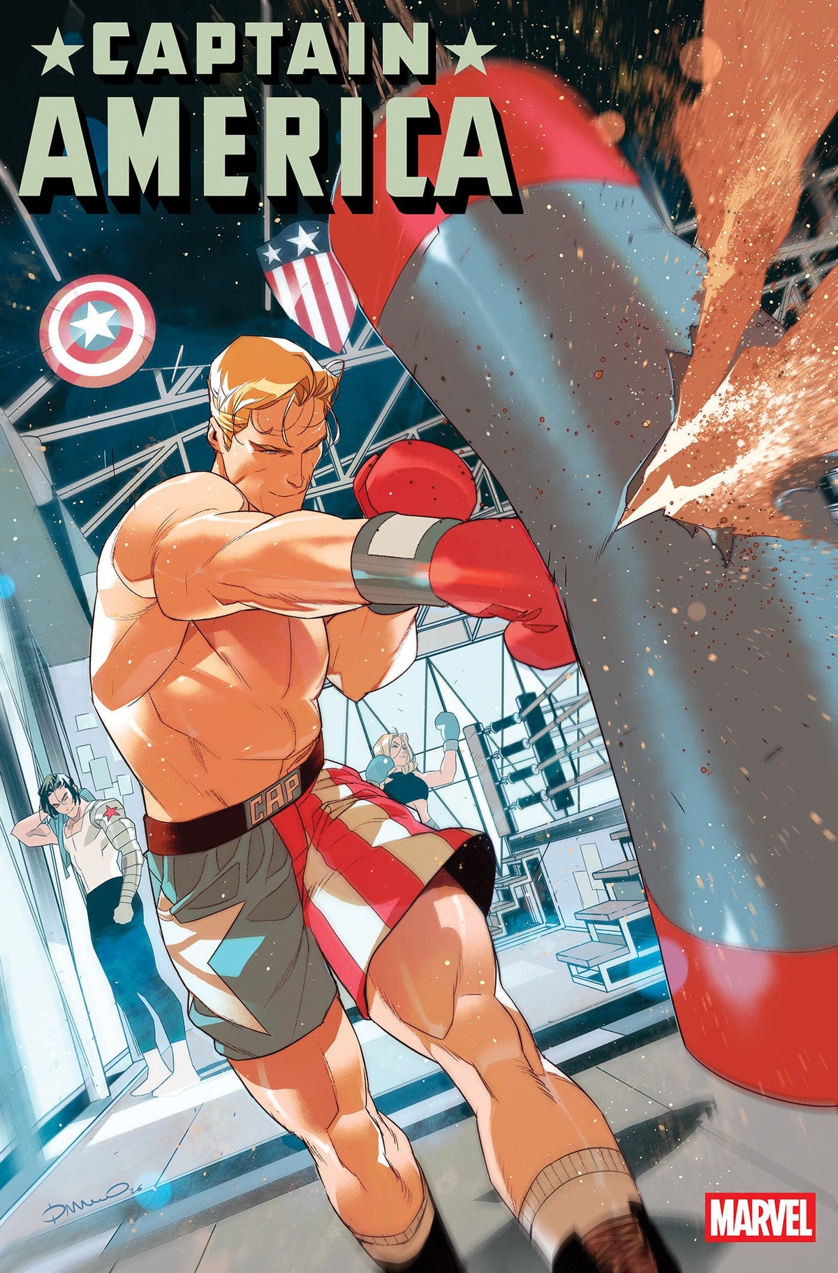 Marvel Comics Captain America #17 Simone Di Meo Workout Variant