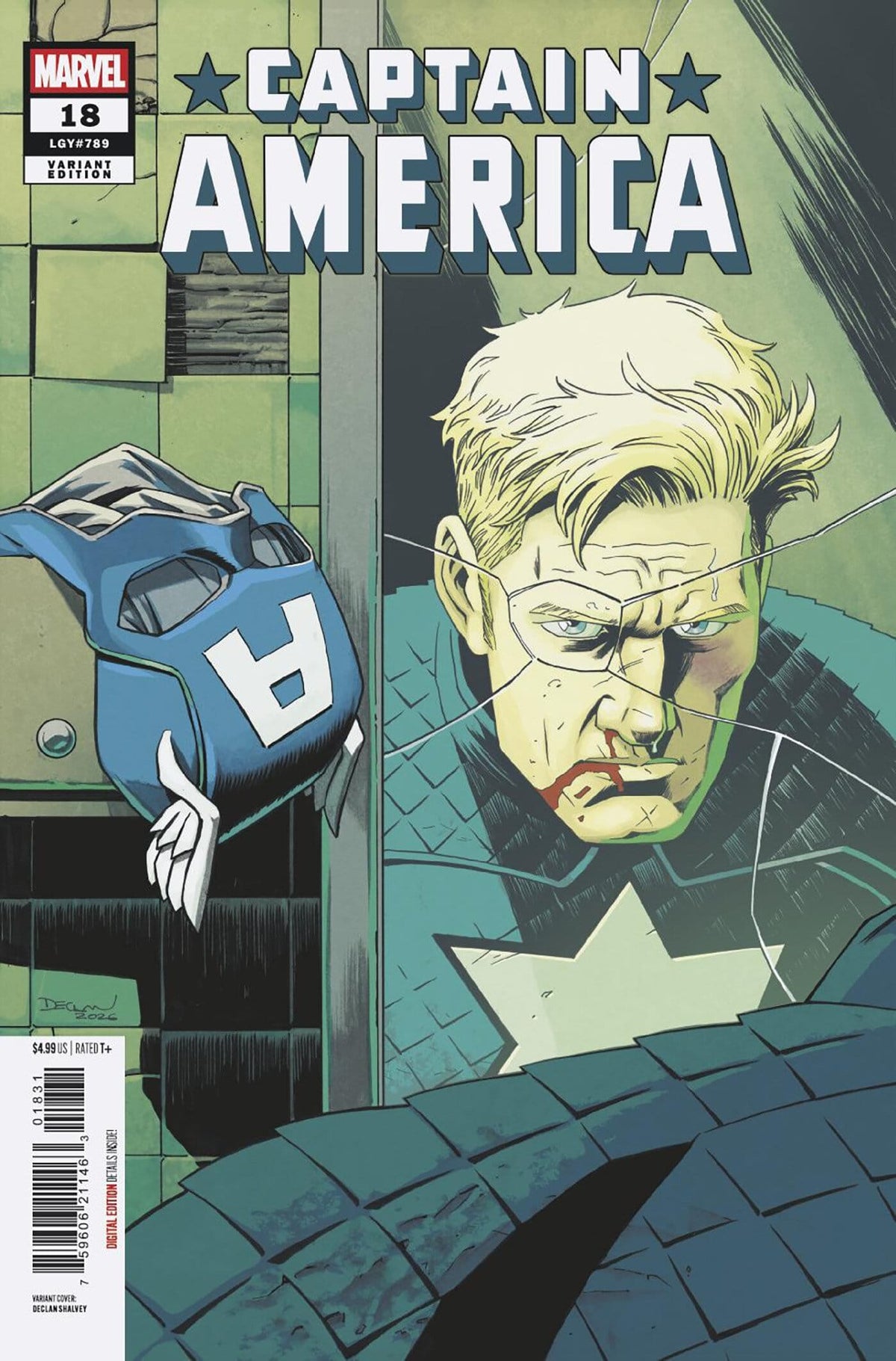 Marvel Comics Captain America #18 Declan Shalvey Variant