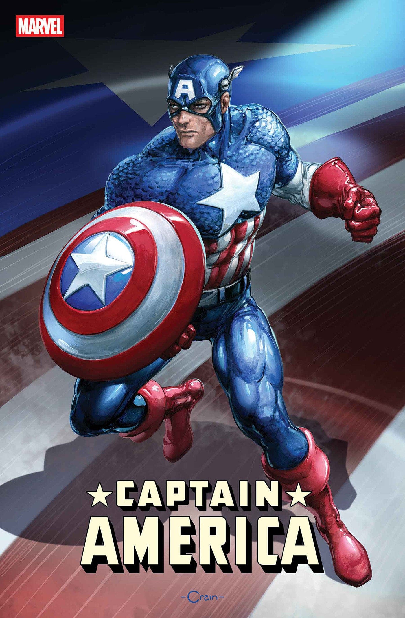 Marvel Comics Captain America #7 Clayton Crain Variant