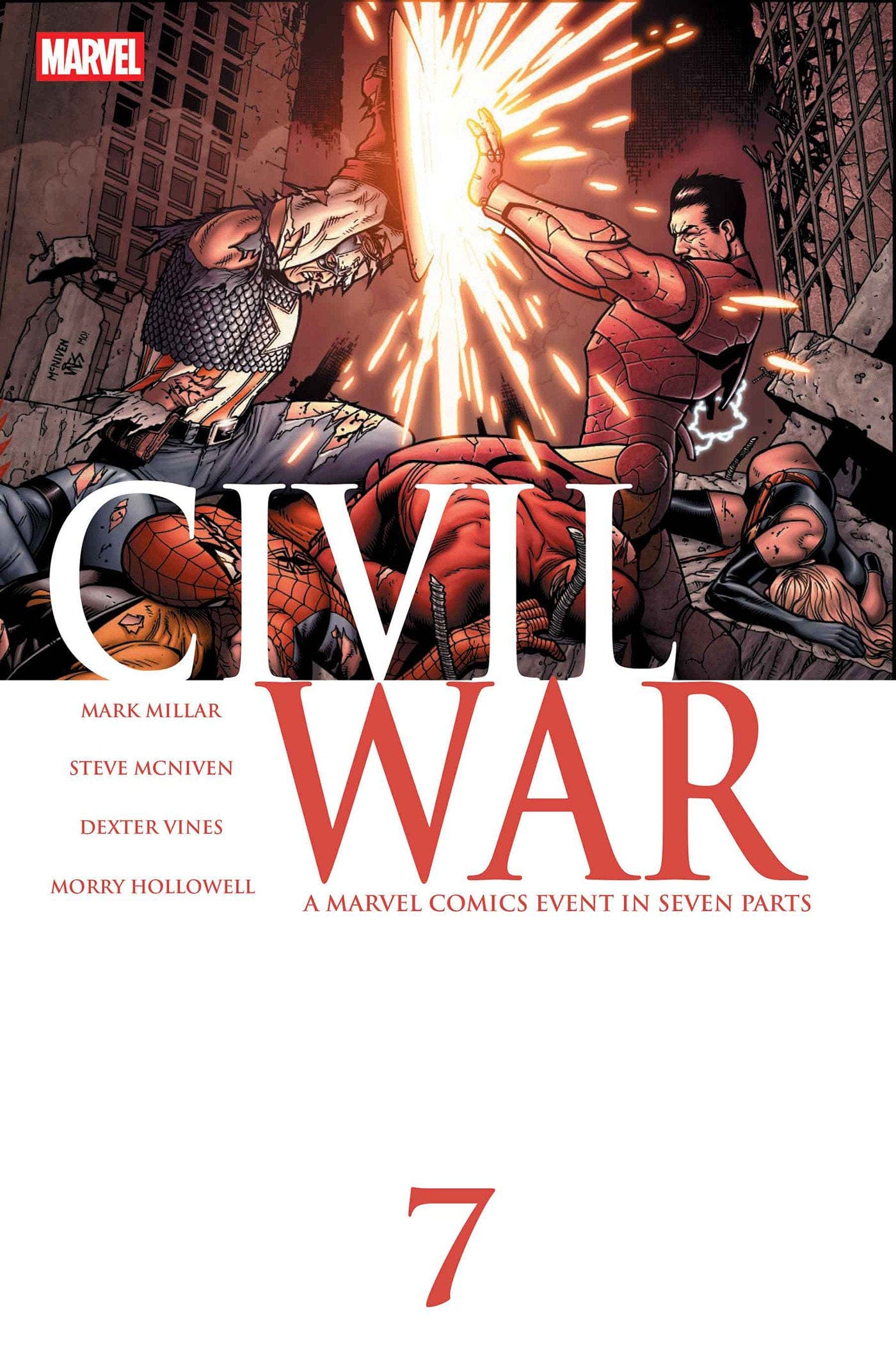 Marvel Comics Civil War #7 Facsimile Edition Main Cover Steve McNiven