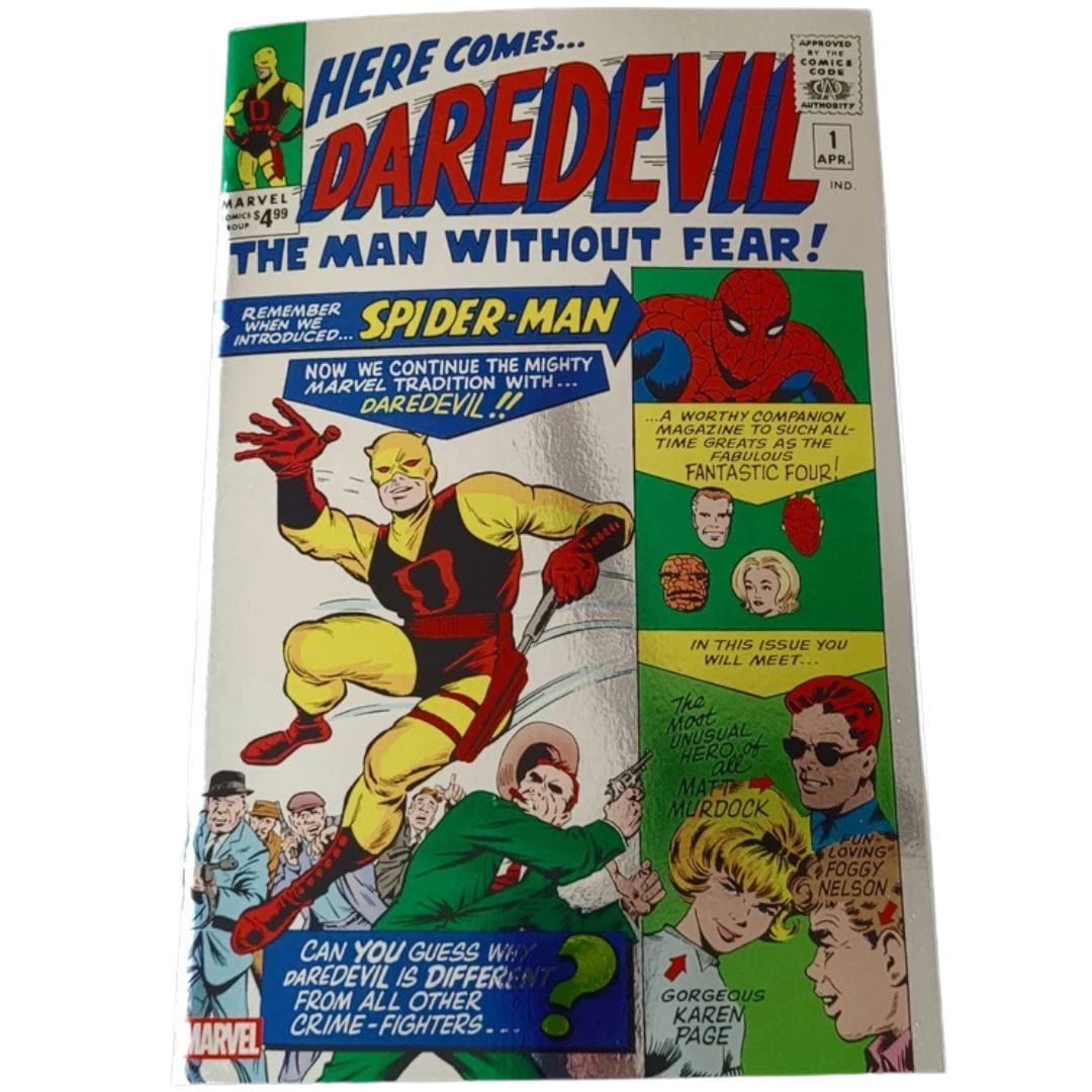 Marvel Comics Daredevil #1 Facsimile Edition Foil Variant Cover