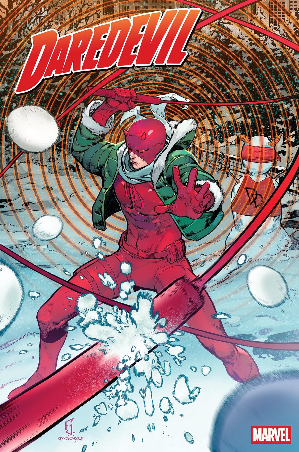 Marvel Comics Daredevil #10 Juan Frigeri Winter Break Variant
