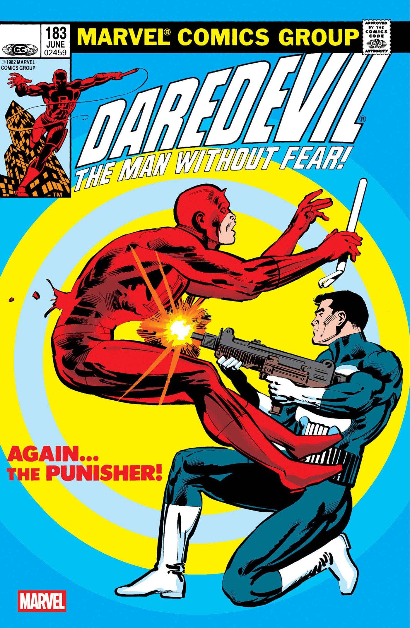 Marvel Comics Daredevil #183 Facsimile Edition Main Cover Klaus Janson