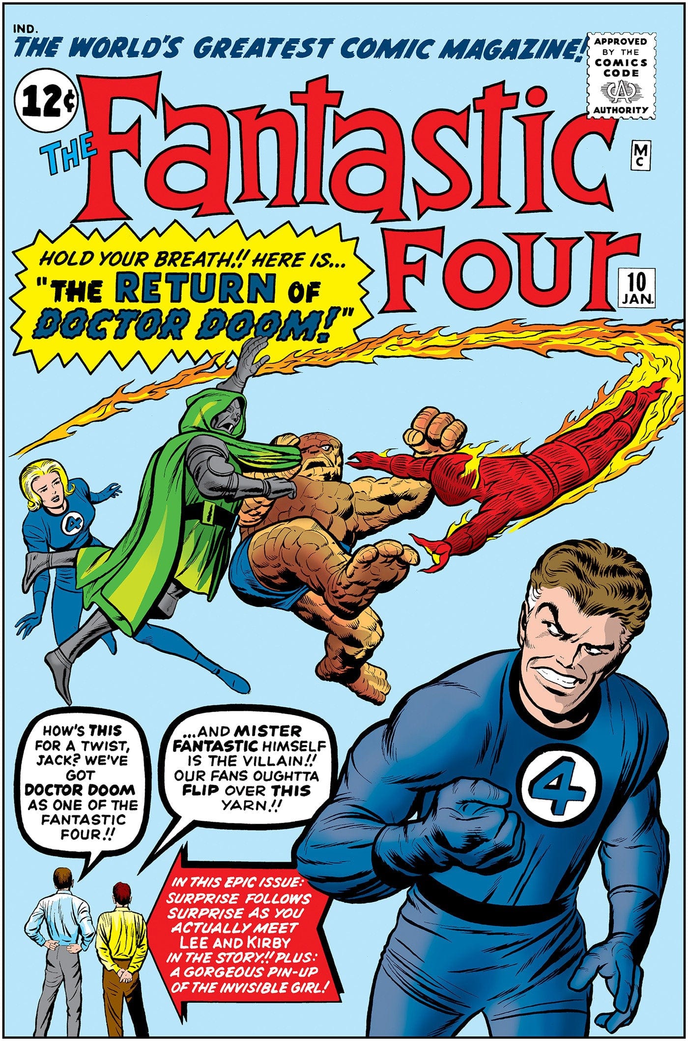 Marvel Comics Fantastic Four #10 Facsimile Edition