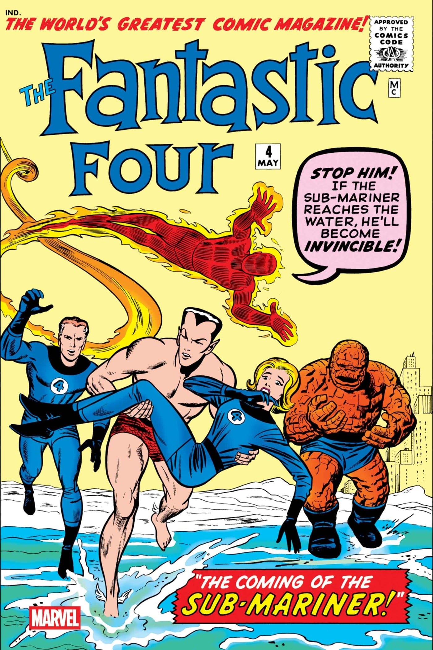 Marvel Comics Fantastic Four #4 Facsimile Edition