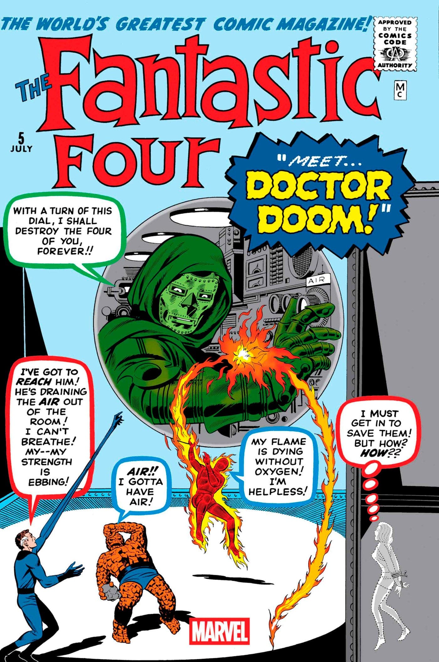 Marvel Comics Fantastic Four #5 Facsimile Edition
