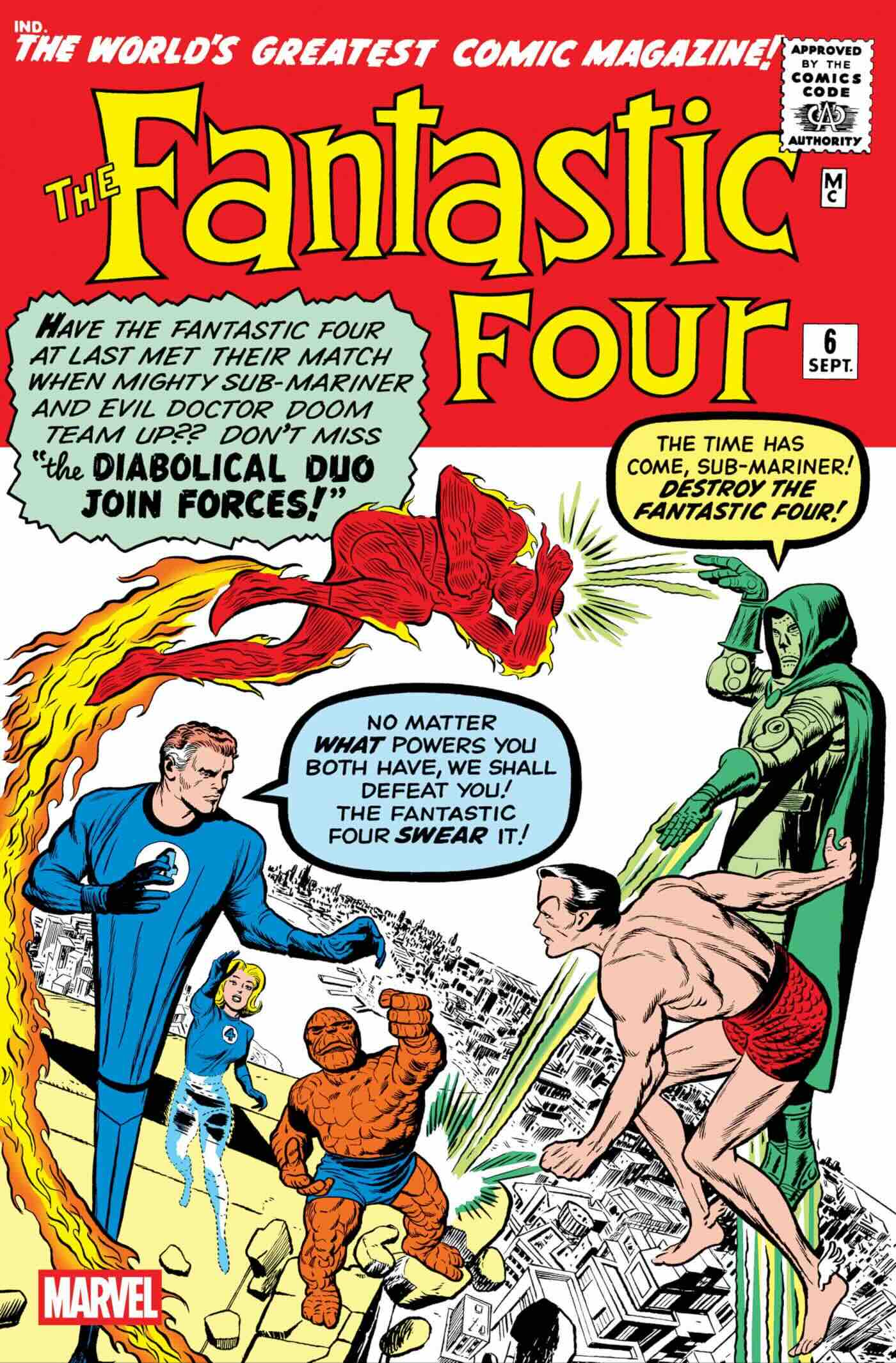 Marvel Comics Fantastic Four #6 Facsimile Edition