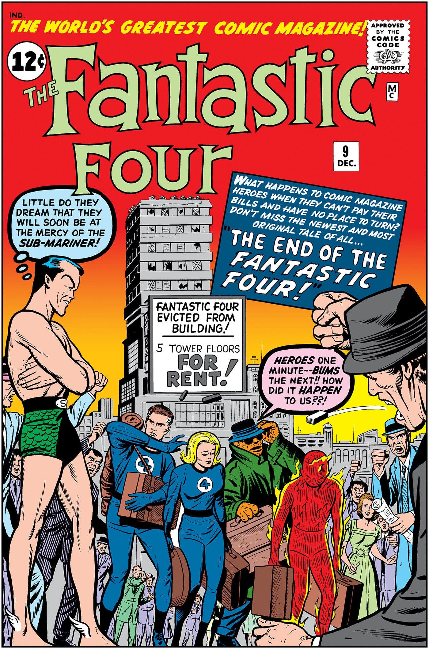 Marvel Comics Fantastic Four #9 Facsimile Edition