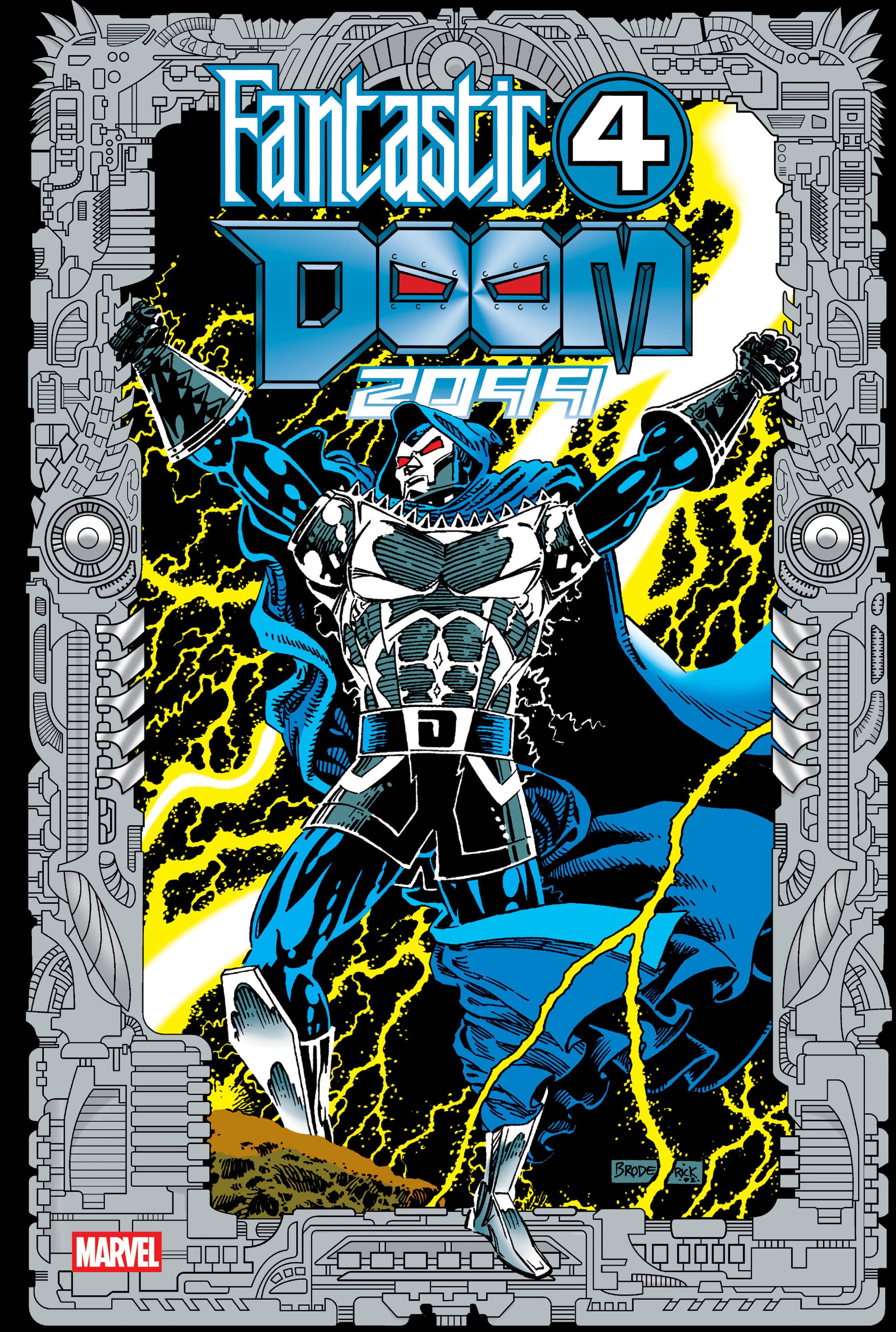 Marvel Comics Fantastic Four/Doom 2099 Omnibus Pat Broderick Cover