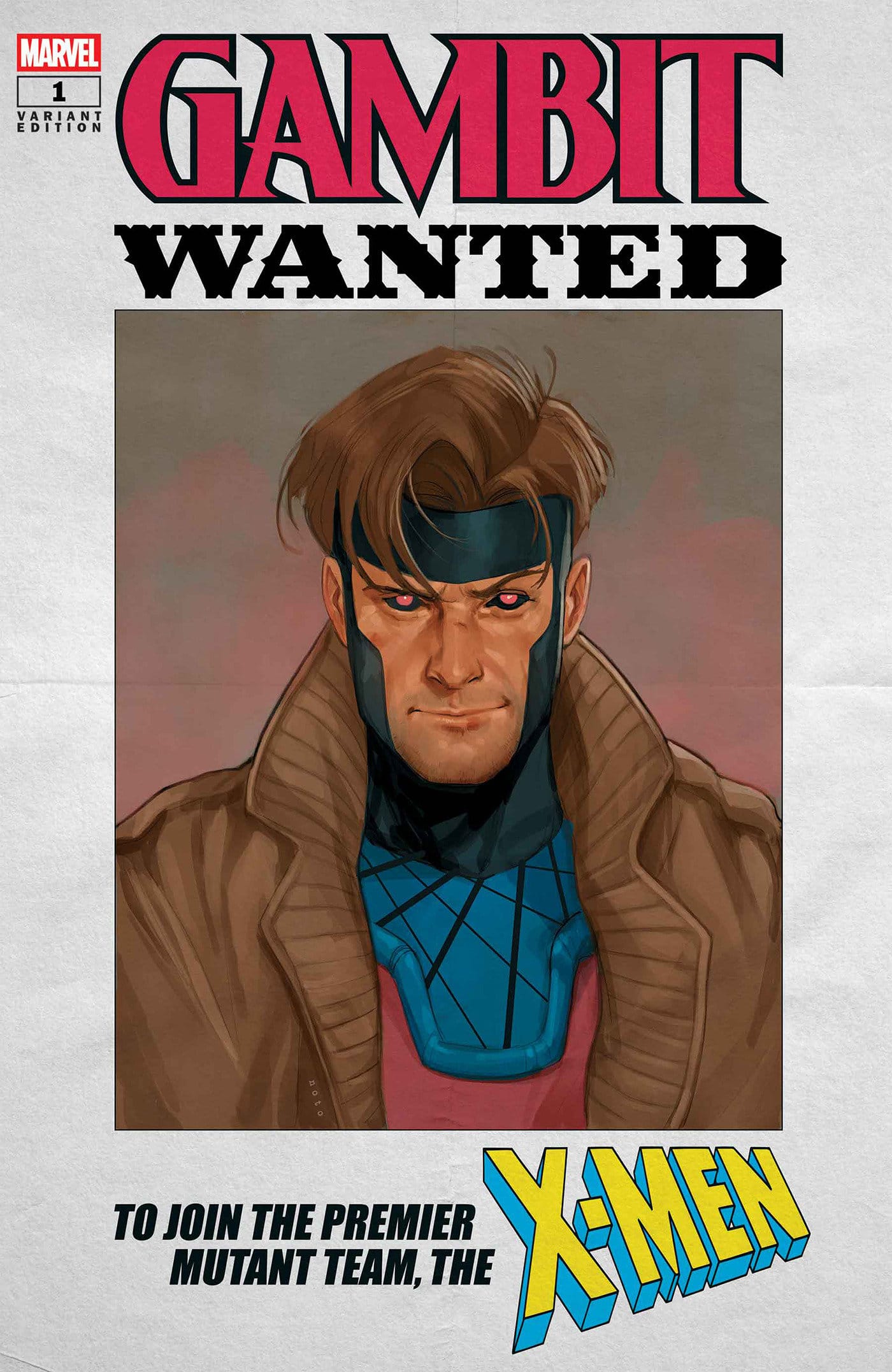 Marvel Comics Gambit: Wanted #1 Phil Noto Wanted Variant A