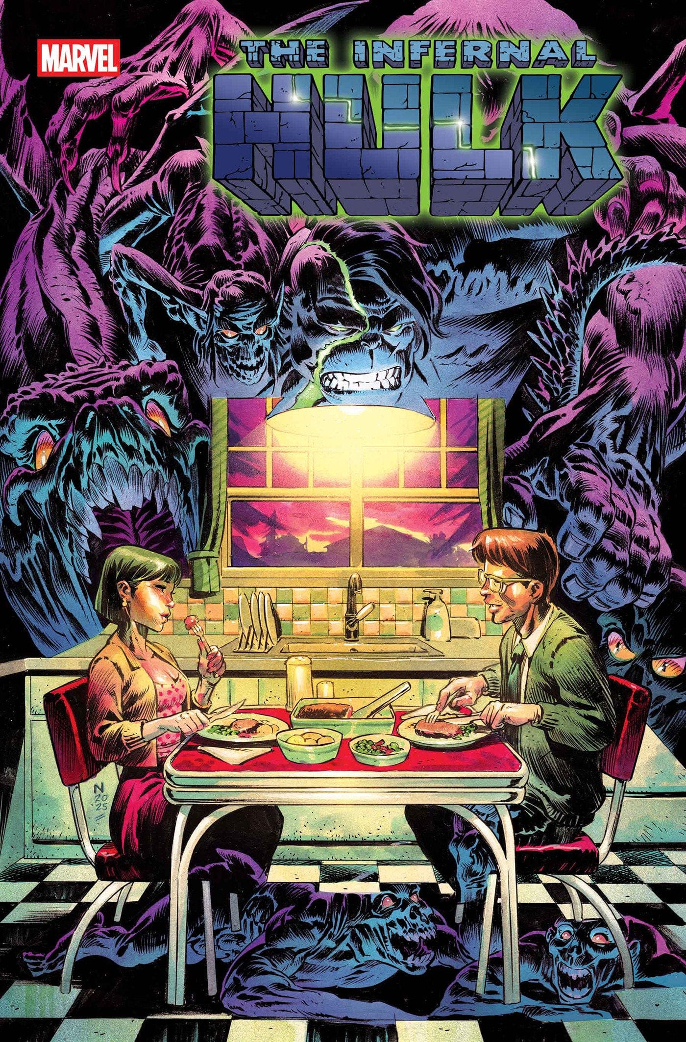 Marvel Comics Infernal Hulk #3 Main Cover Nic Klein