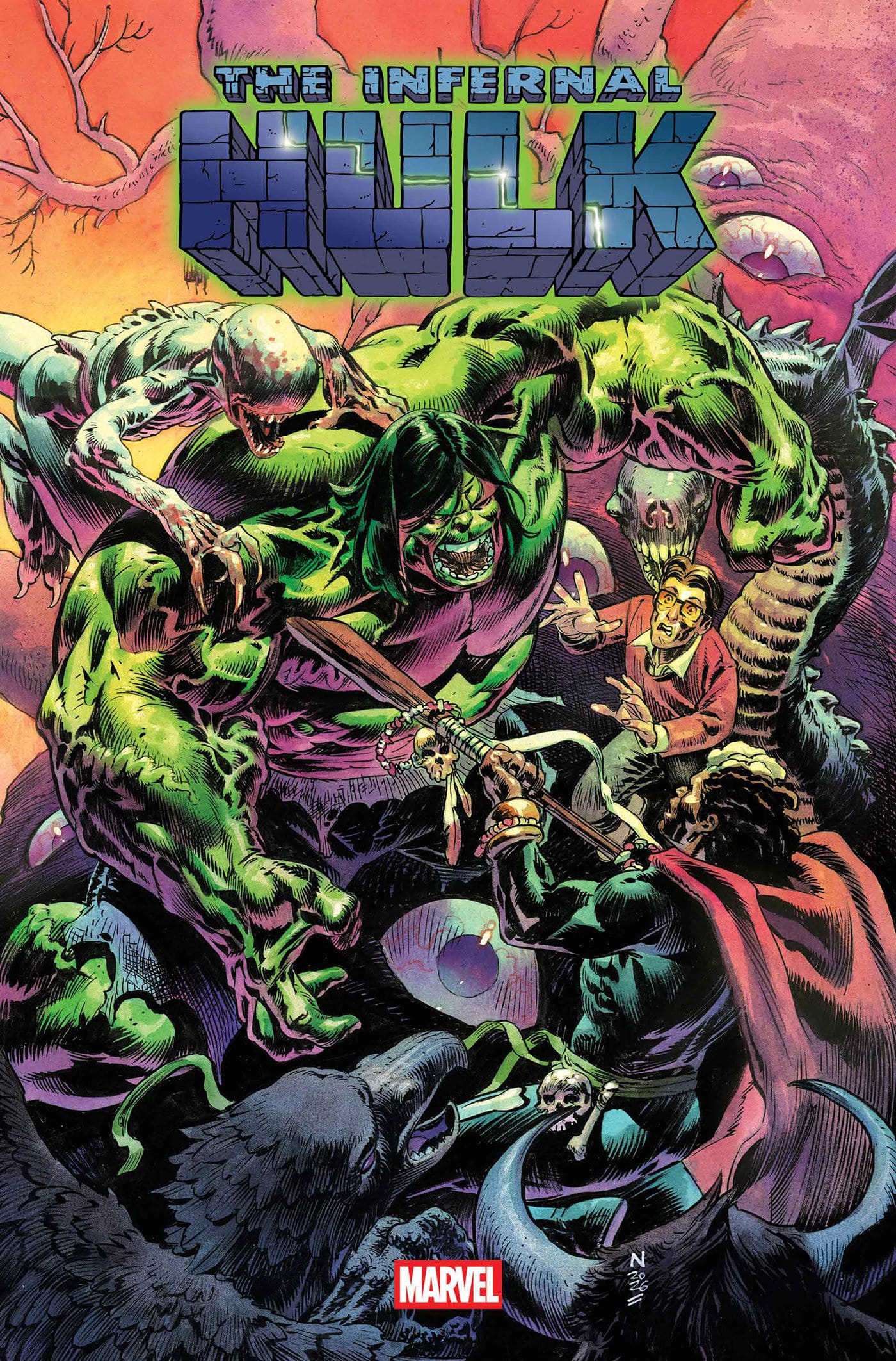 Marvel Comics Infernal Hulk #9 Main Cover Nic Klein