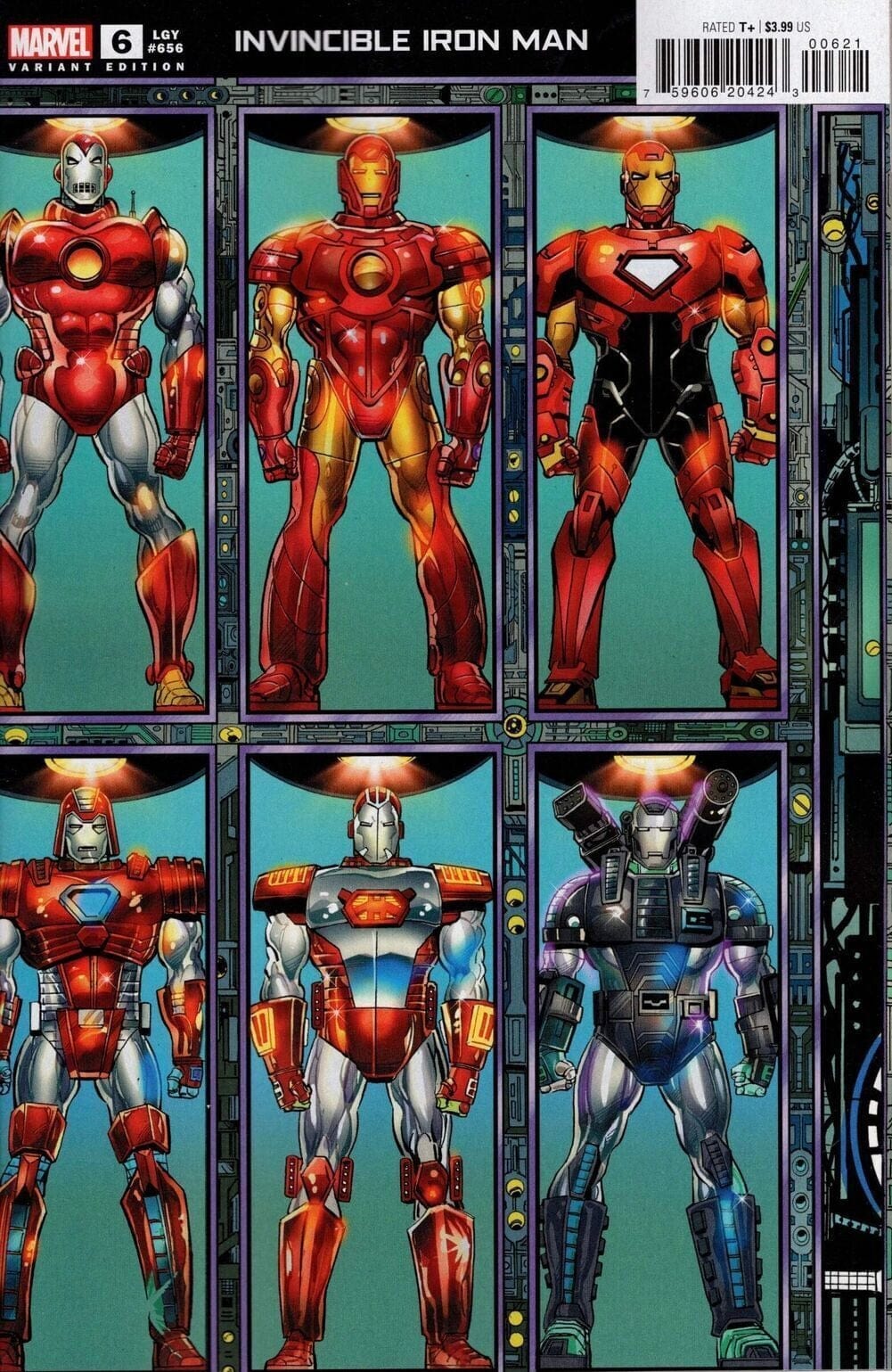 Marvel Comics Invincible Iron Man (2022) Layton Connecting Cover Variant Set
