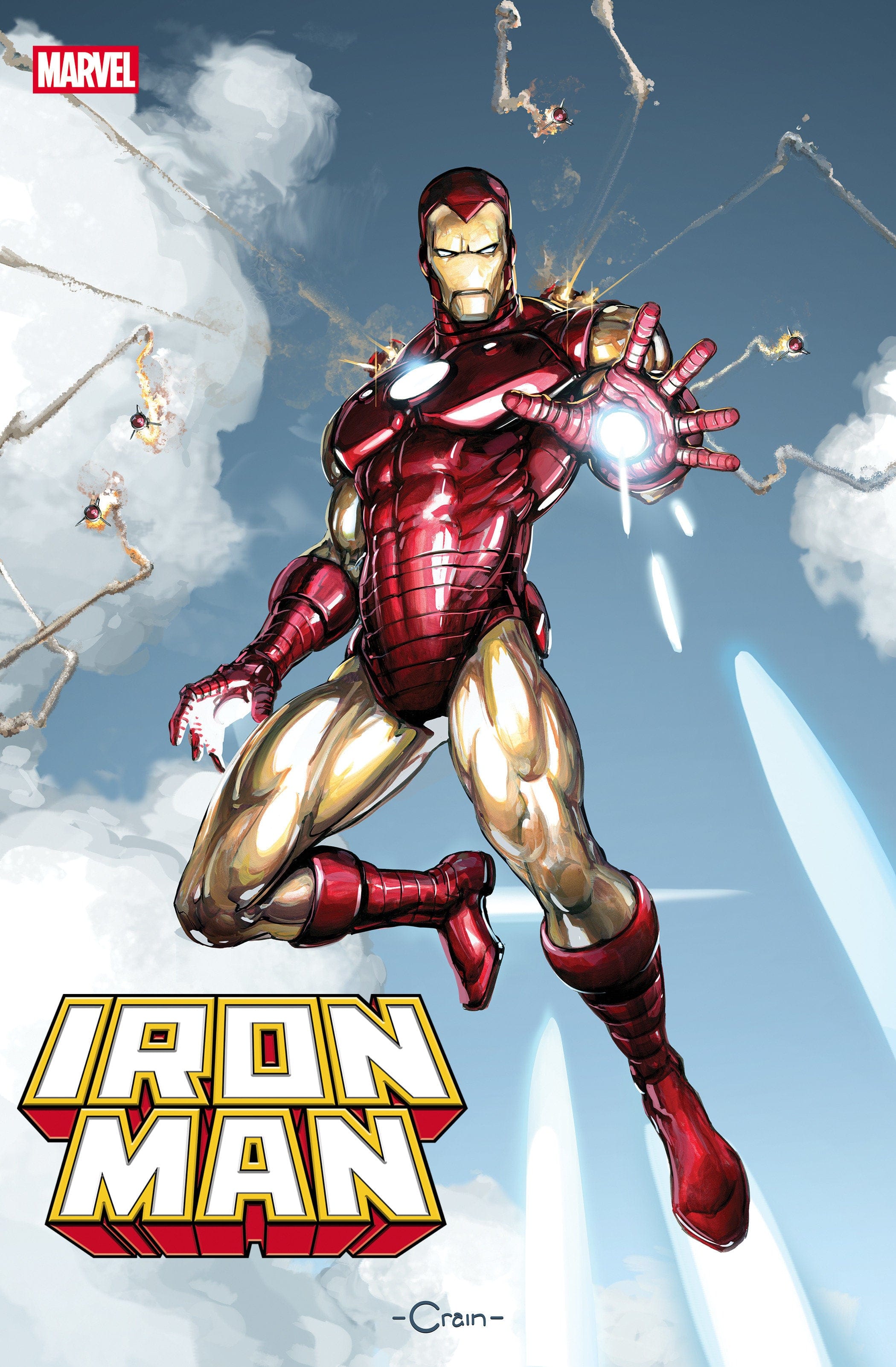 Marvel Comics Iron Man #1 Clayton Crain Variant