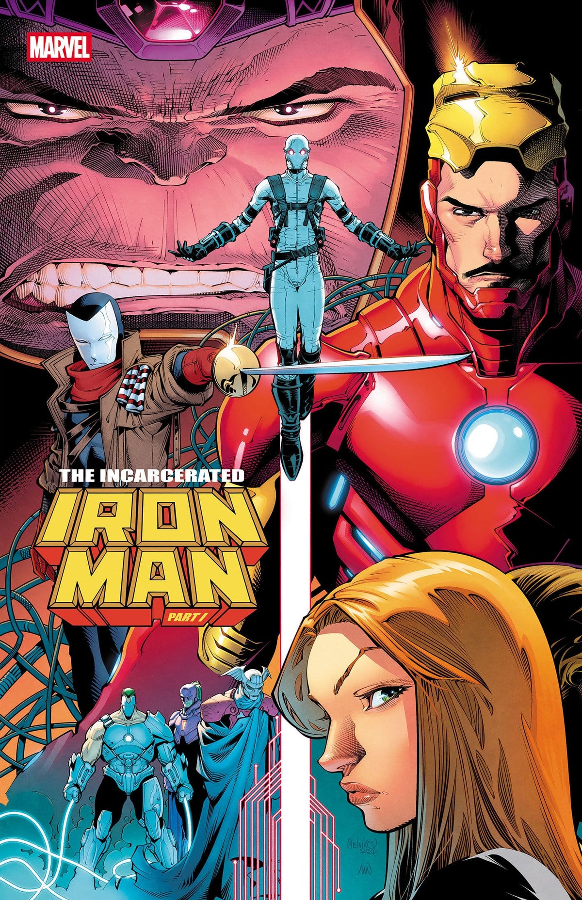 Marvel Comics Iron Man #12 Cover B Gleb Melnikov Connecting Variant
