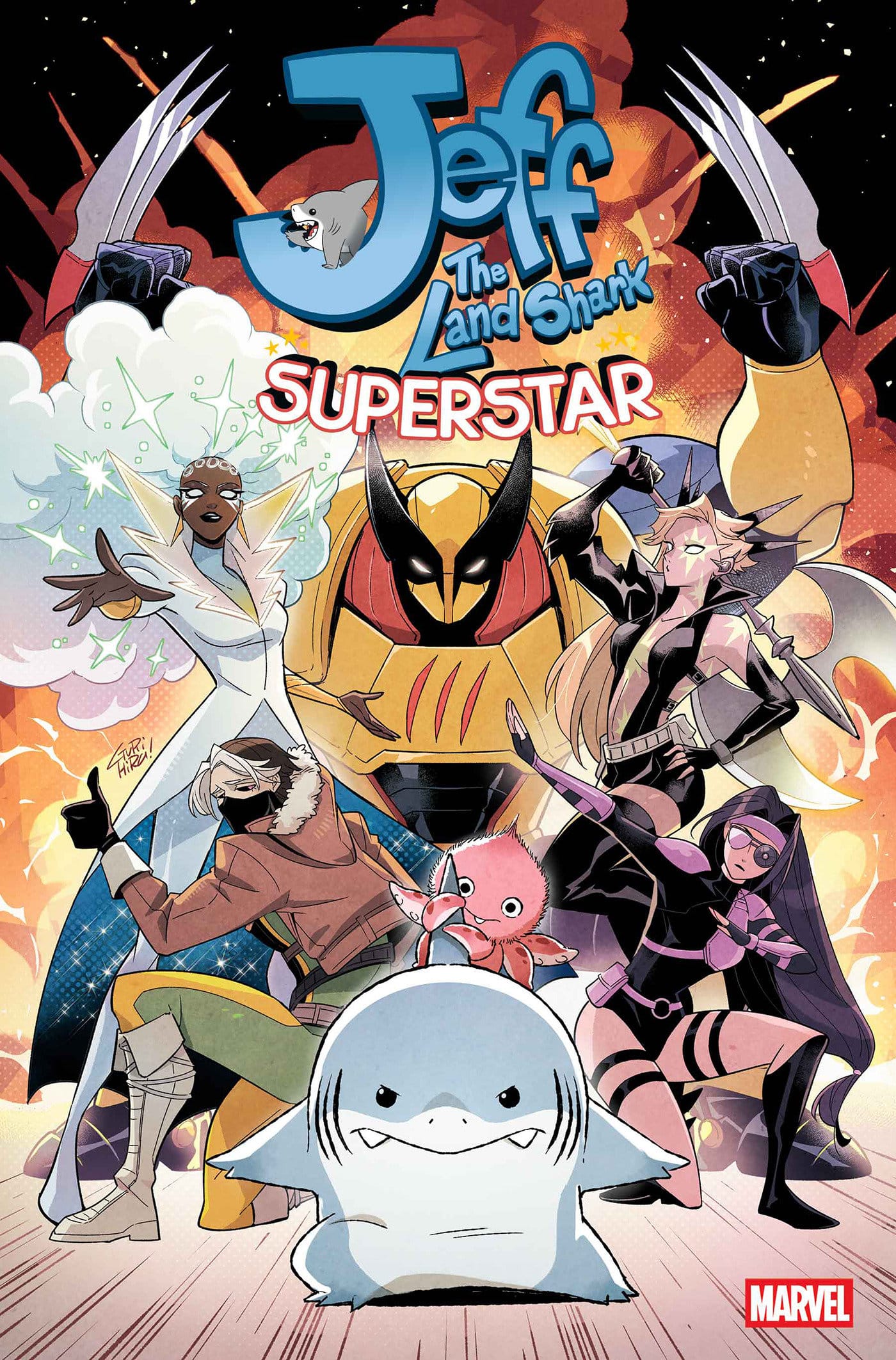 Marvel Comics Jeff The Land Shark: Superstar #2 Main Cover Gurihiru