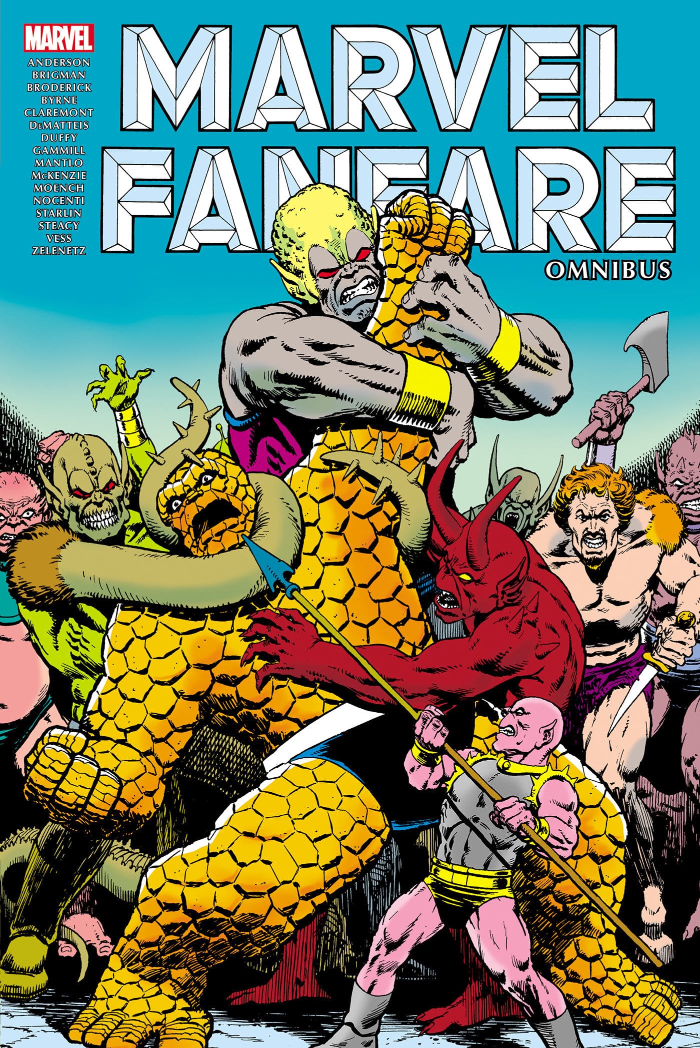 Marvel Comics Marvel Fanfare Omnibus Vol. 2 Jim Starlin Cover