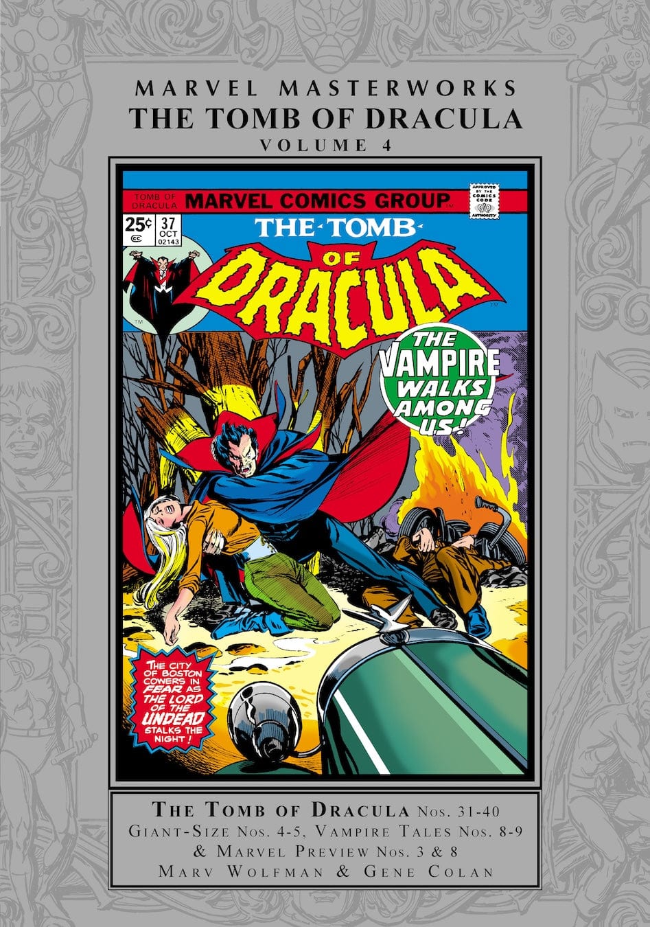 Marvel Comics Marvel Masterworks: The Tomb Of Dracula Volume 4
