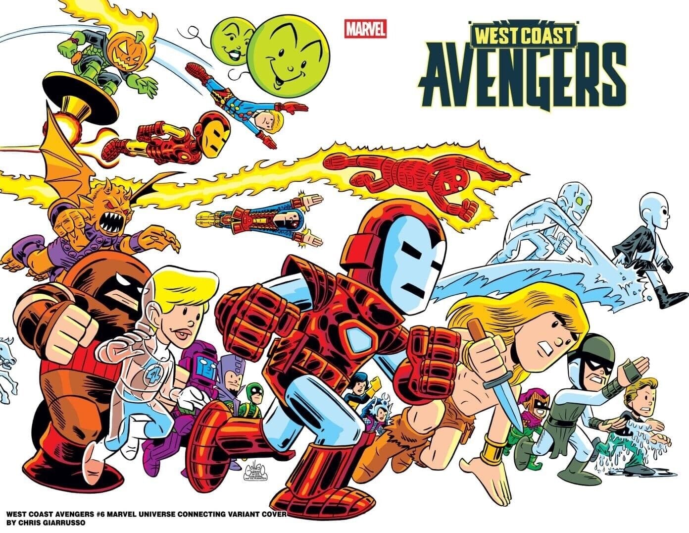 Marvel Comics Marvel Universe Connecting Cover Variant Set by Chris Giarrusso