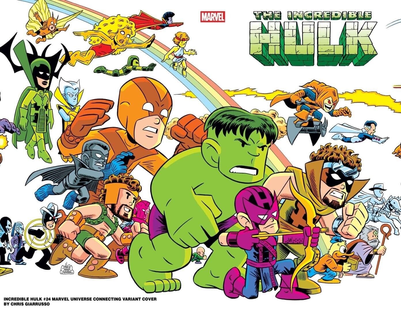 Marvel Comics Marvel Universe Connecting Cover Variant Set by Chris Giarrusso