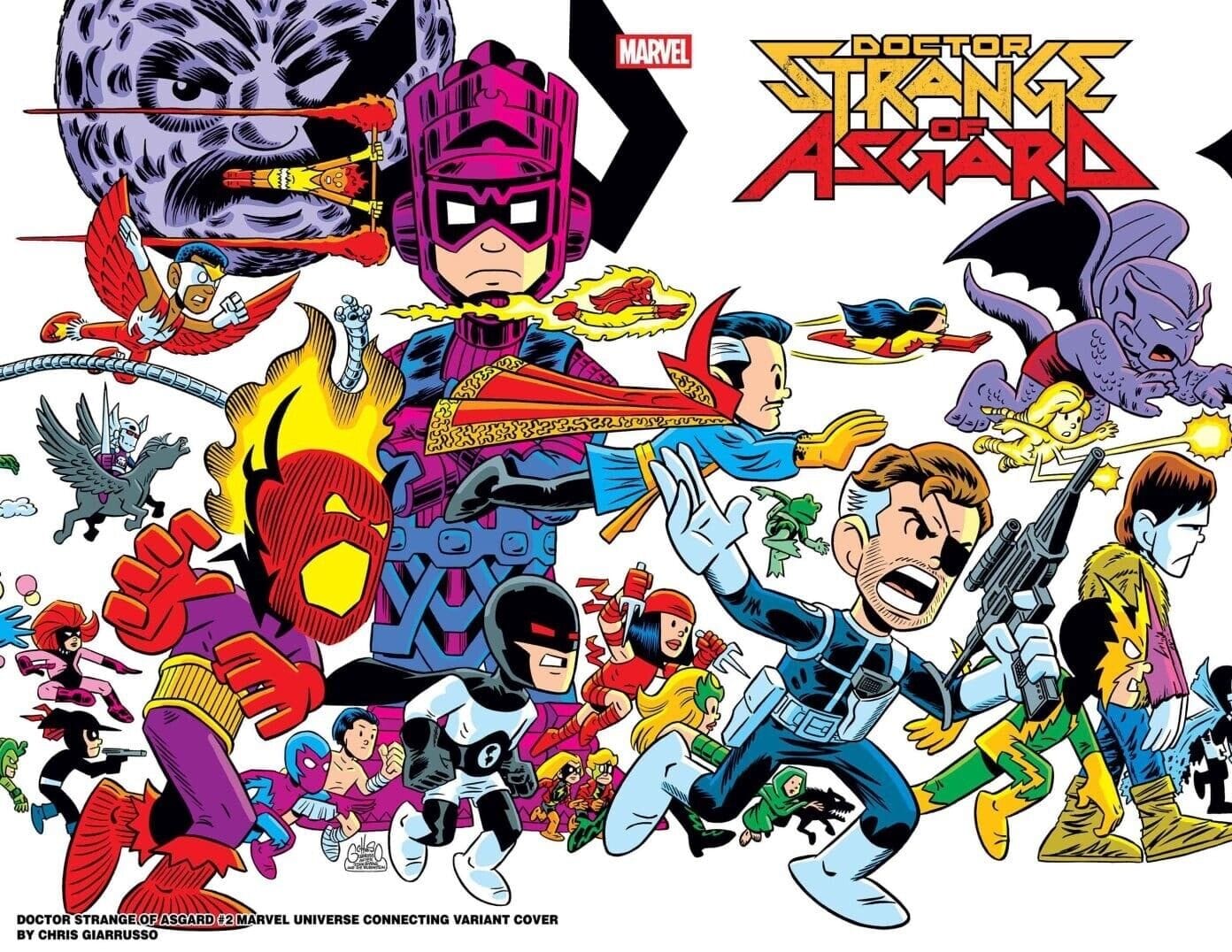 Marvel Comics Marvel Universe Connecting Cover Variant Set by Chris Giarrusso