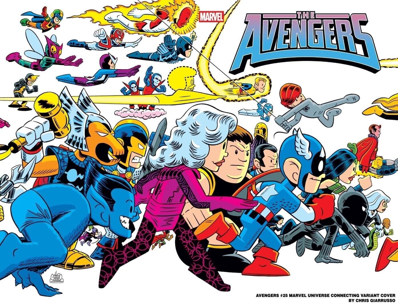 Marvel Comics Marvel Universe Connecting Cover Variant Set by Chris Giarrusso