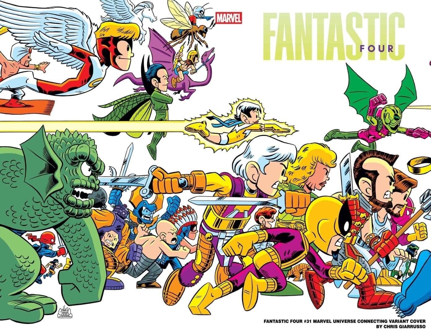Marvel Comics Marvel Universe Connecting Cover Variant Set by Chris Giarrusso