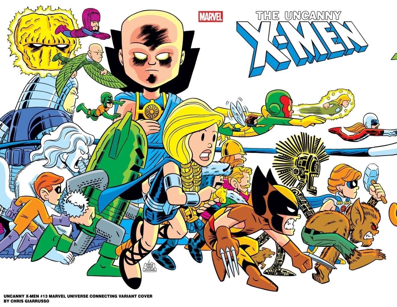Marvel Comics Marvel Universe Connecting Cover Variant Set by Chris Giarrusso