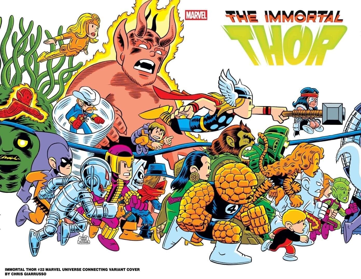 Marvel Comics Marvel Universe Connecting Cover Variant Set by Chris Giarrusso