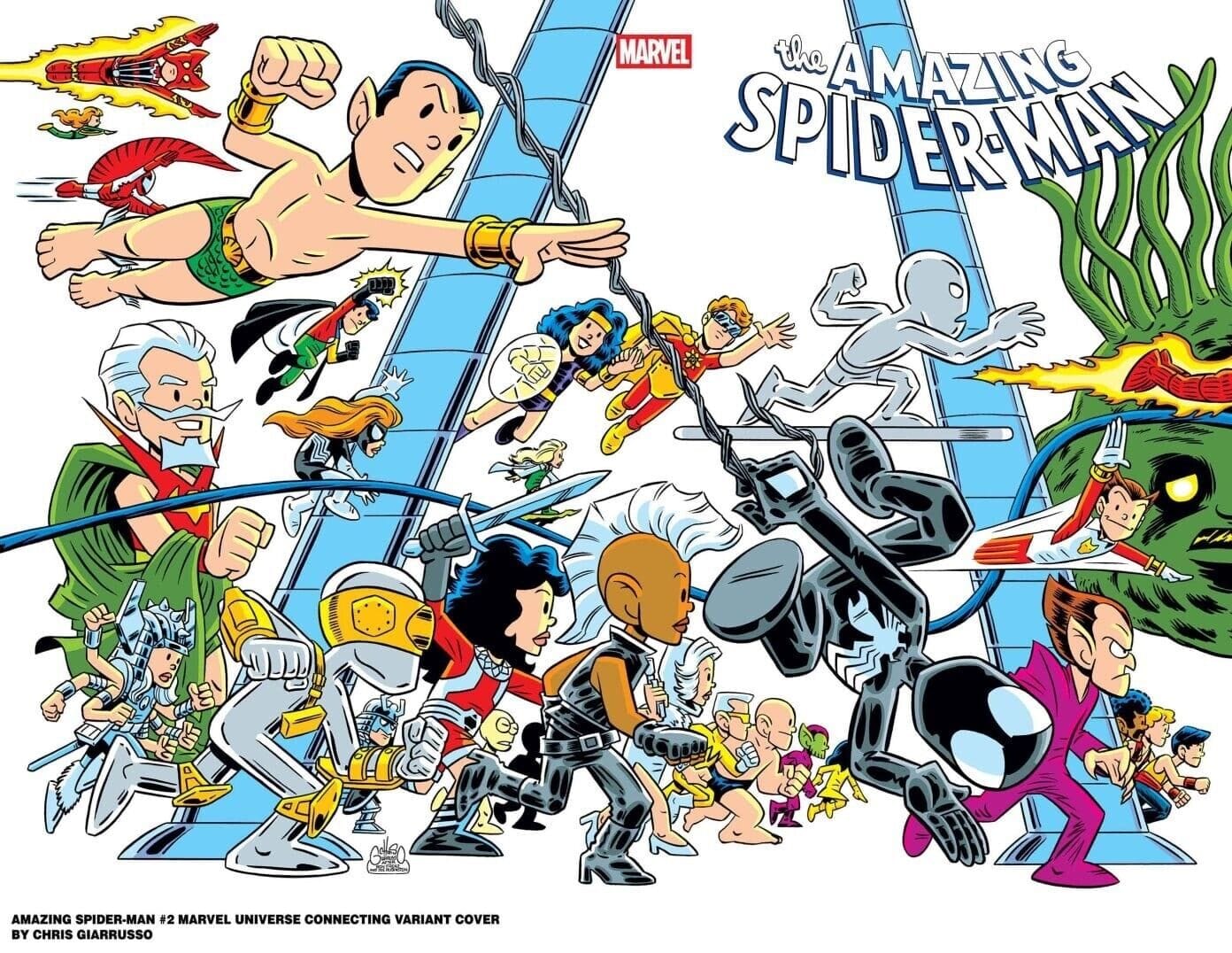 Marvel Comics Marvel Universe Connecting Cover Variant Set by Chris Giarrusso