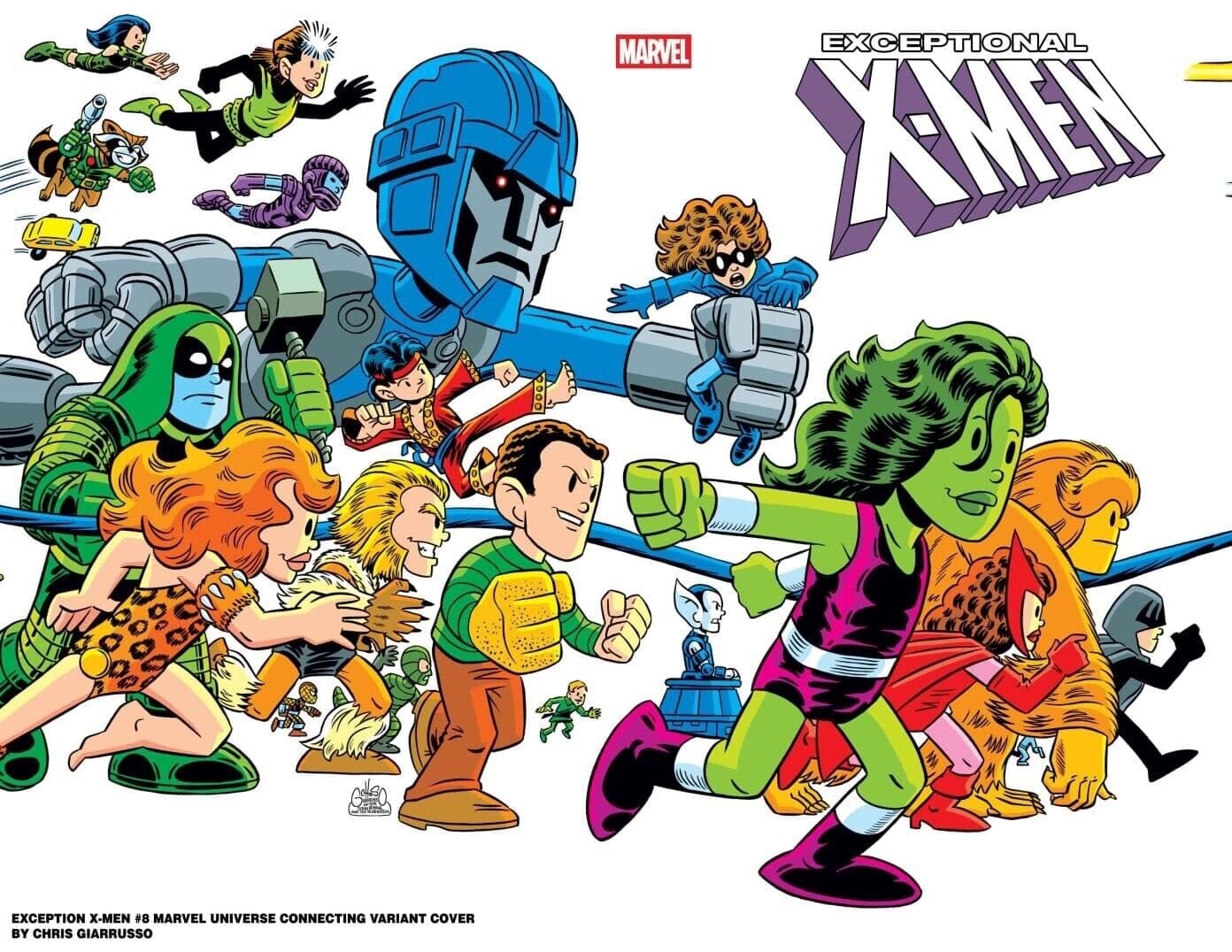 Marvel Comics Marvel Universe Connecting Cover Variant Set by Chris Giarrusso