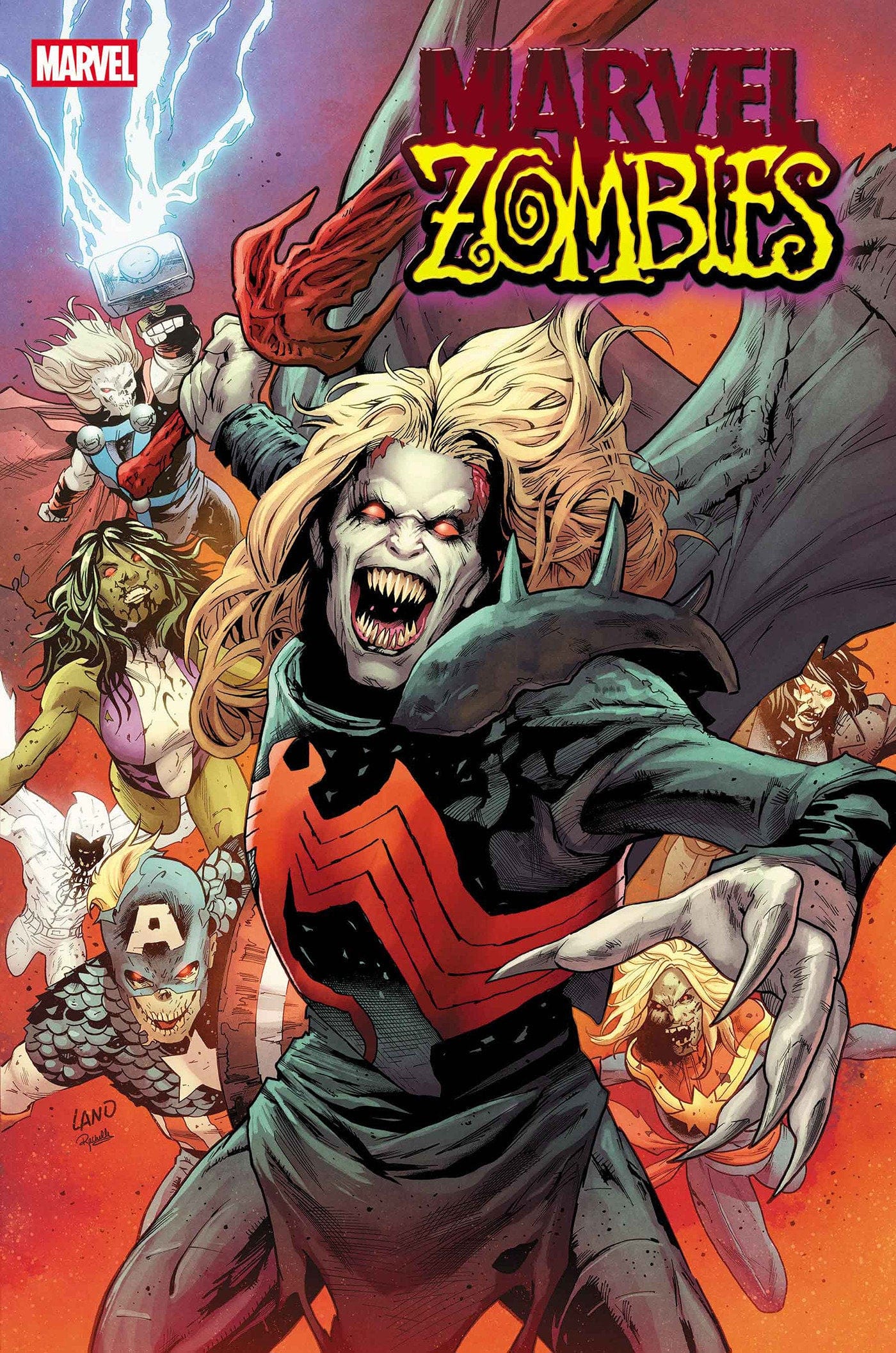 Marvel Comics Marvel Zombies: Red Band #5 Main Cover Greg Land