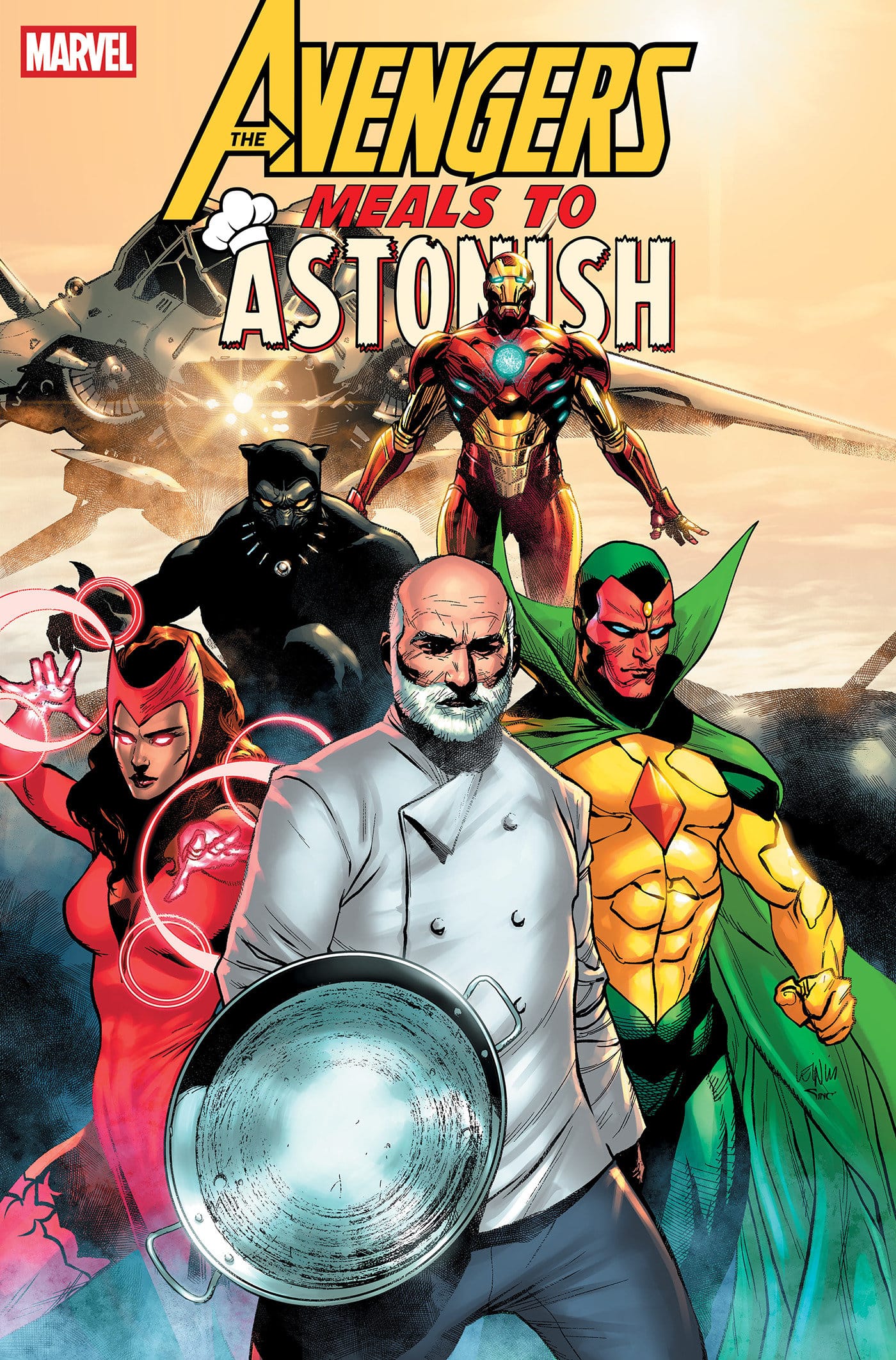 Marvel Comics Meals To Astonish: Avengers #1 Main Cover Leinil Yu