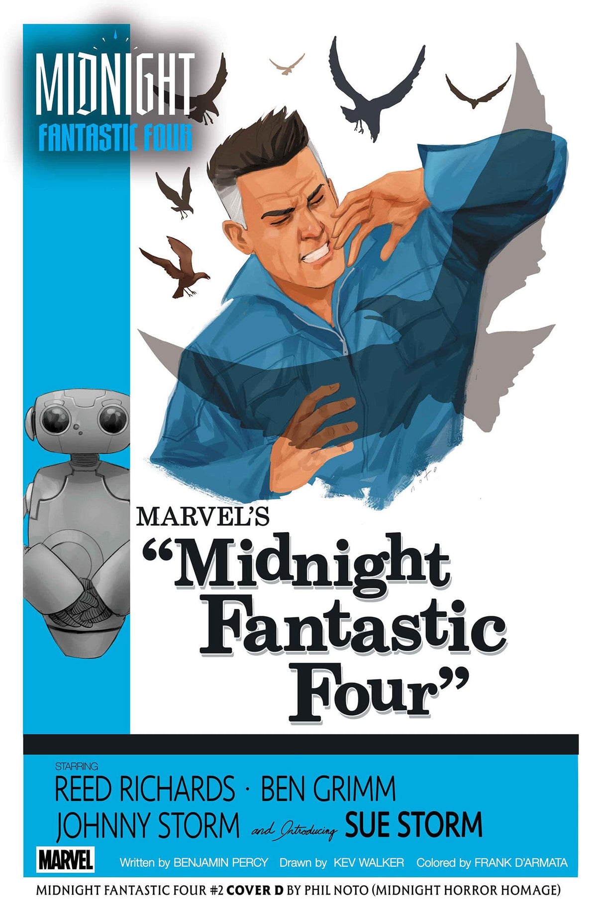 Marvel Comics Midnight Fantastic Four #2 Cover D Phil Noto Midnight Horror Homage Variant