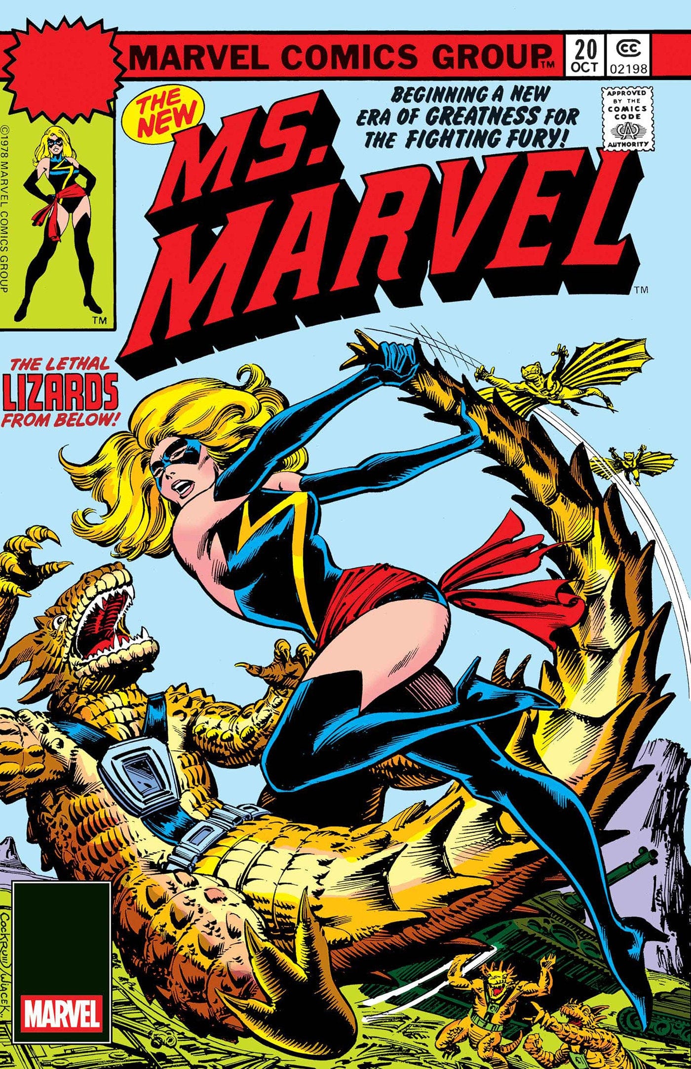 Marvel Comics Ms. Marvel #20 Facsimile Edition Main Cover Dave Cockrum